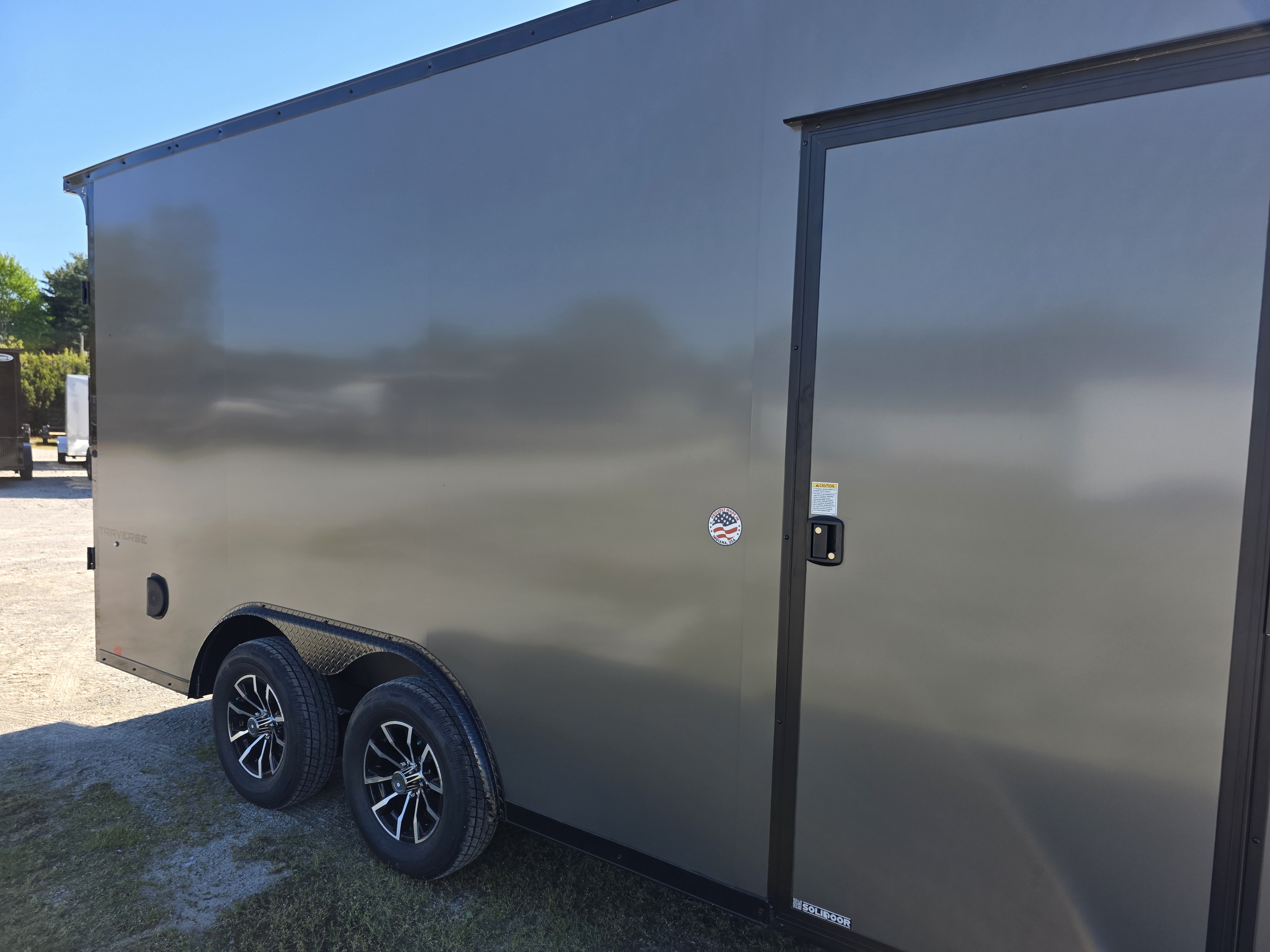 New 2026 Formula Trailers 8.5X16 BLACKOUT 84 INCH INSIDE HEIGHT SXS UTV GOLF CART READY CARGO ENCLOSED TRAILER 7000 GVWR Cargo / Enclosed Trailer