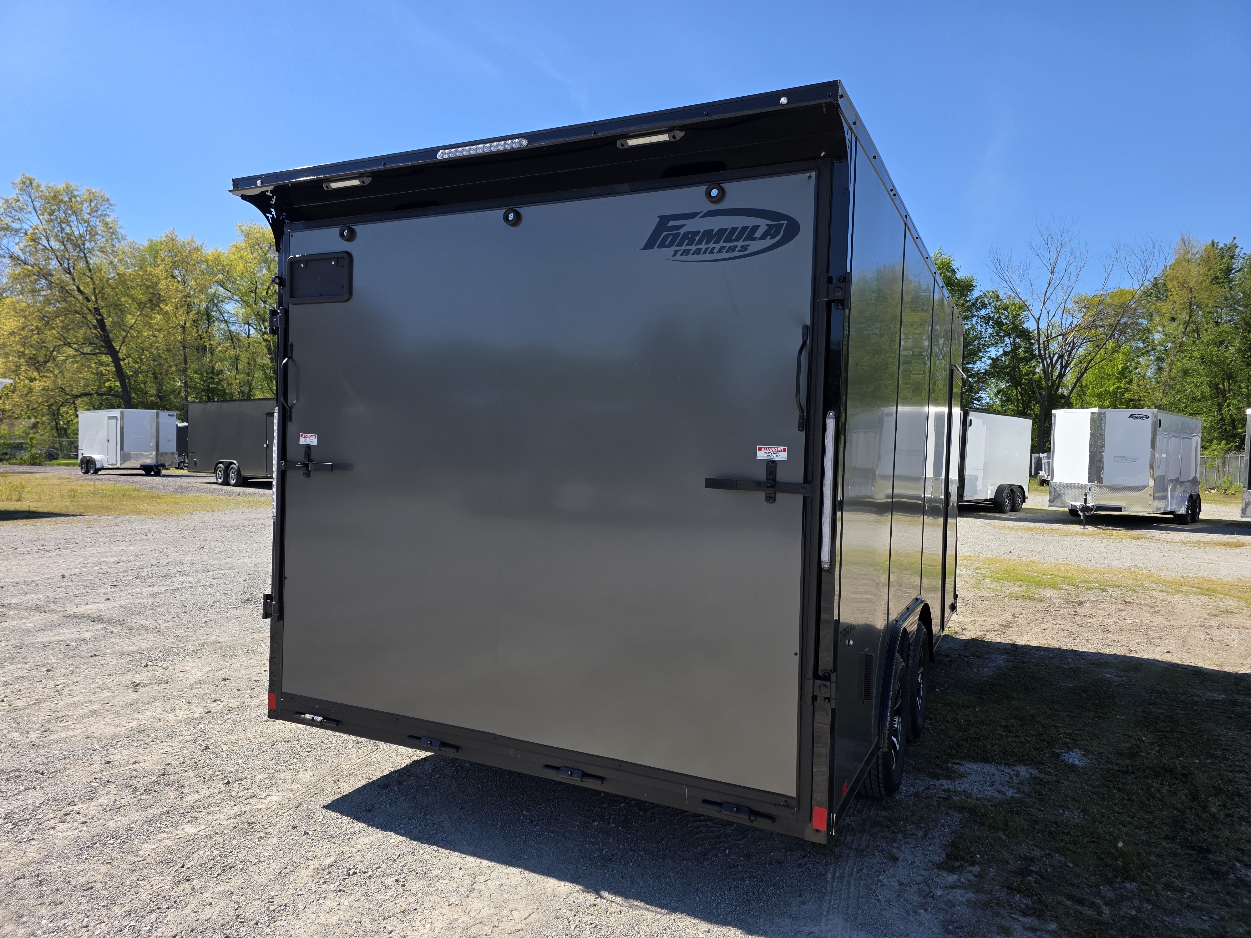 New 2026 Formula Trailers 8.5X16 BLACKOUT 84 INCH INSIDE HEIGHT SXS UTV GOLF CART READY CARGO ENCLOSED TRAILER 7000 GVWR Cargo / Enclosed Trailer