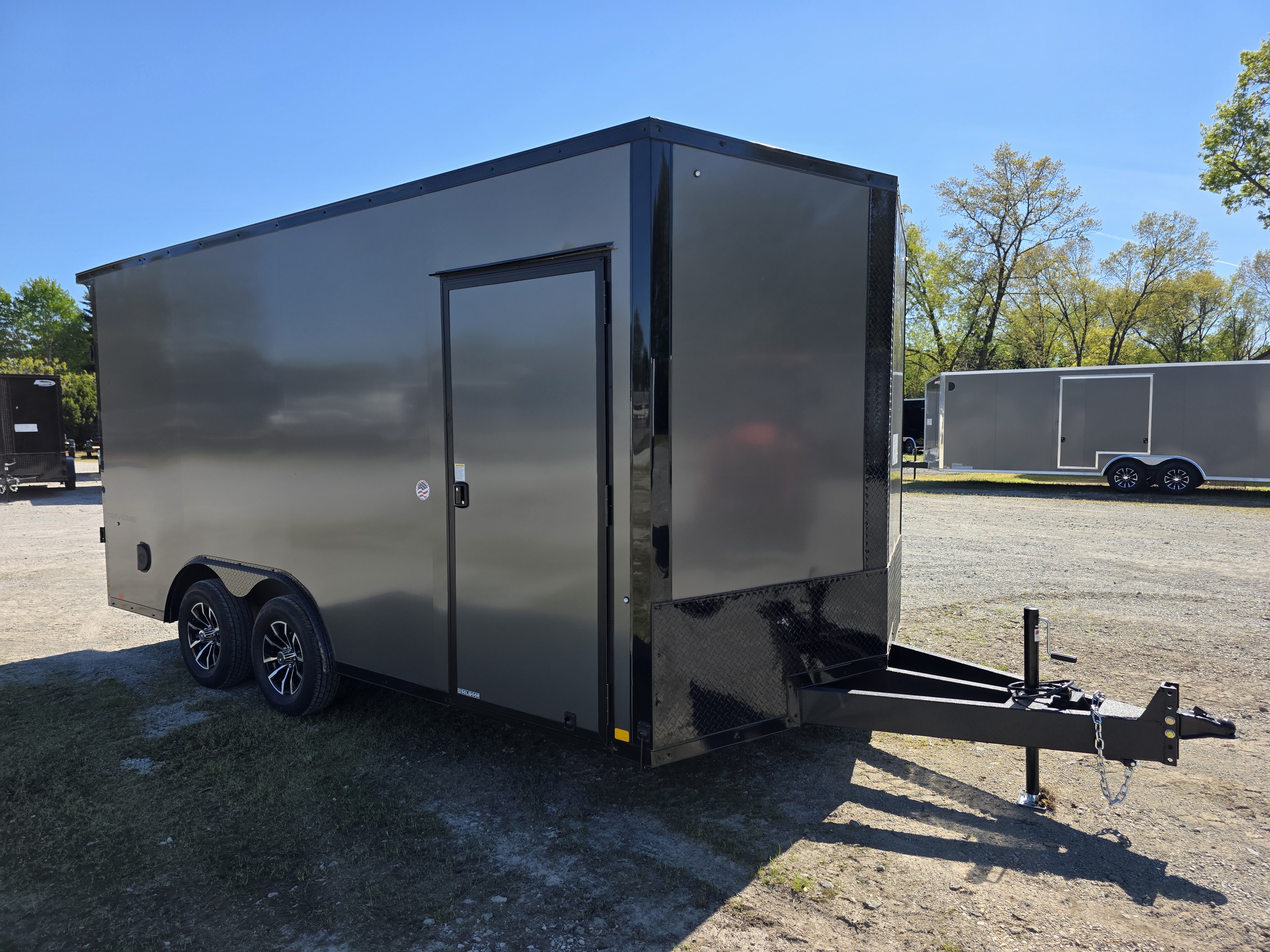 New 2026 Formula Trailers 8.5X16 BLACKOUT 84 INCH INSIDE HEIGHT SXS UTV GOLF CART READY CARGO ENCLOSED TRAILER 7000 GVWR Cargo / Enclosed Trailer