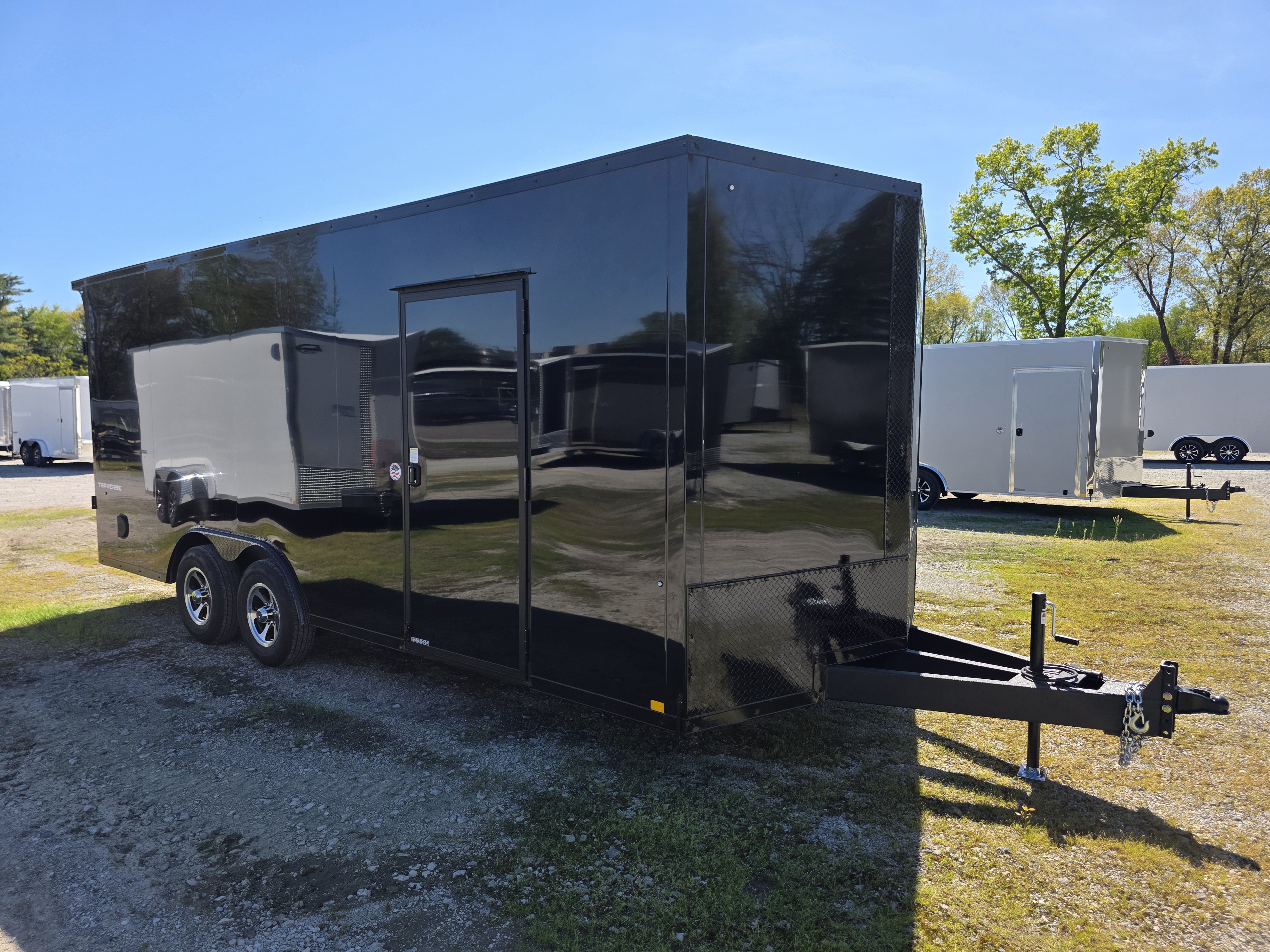 New 2026 Formula Trailers 8.5X20 10K GVWR 080 SCREWLESS EXTERIOR BLACKOUT 7' INSIDE ALUMINUM WHEELS UTV SXS CAR Cargo / Enclosed Trailer
