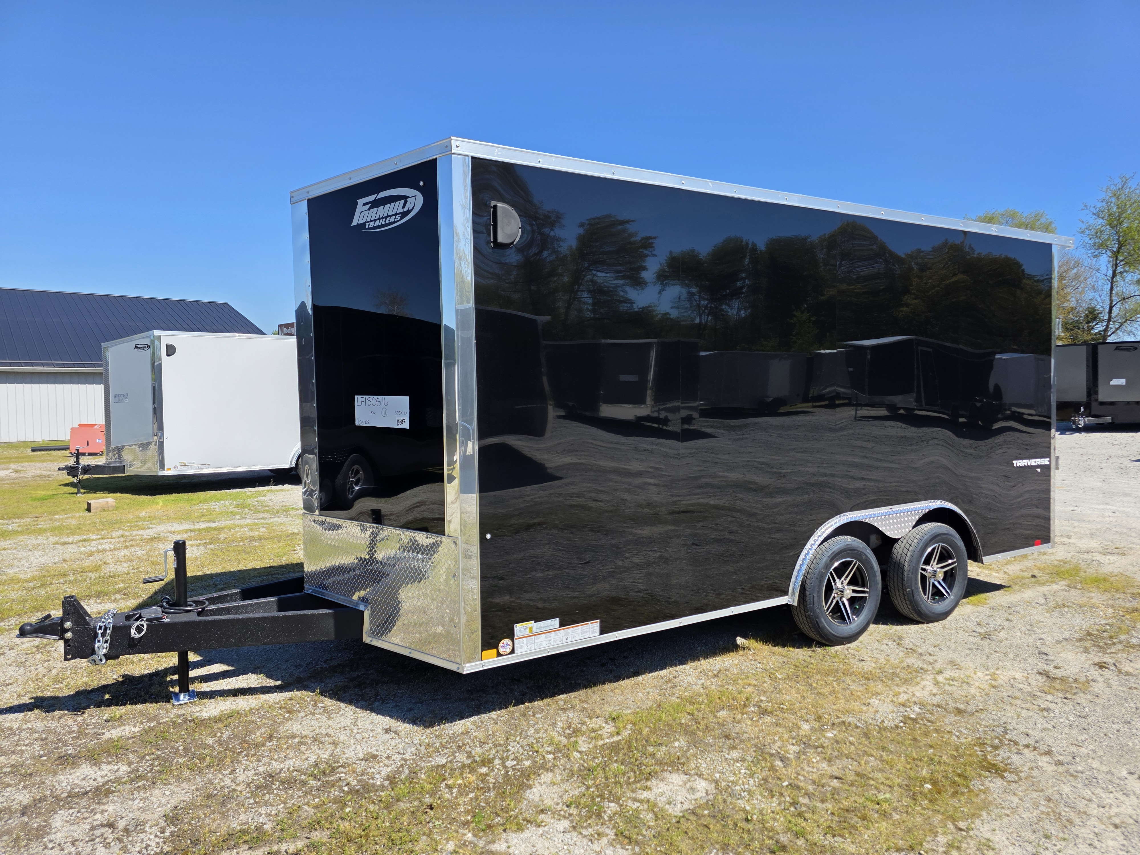 New 2026 Formula Trailers 8.5X16 84 INCH INSIDE HEIGHT SXS UTV GOLF CART READY CARGO ENCLOSED TRAILER 7000 GVWR Cargo / Enclosed Trailer