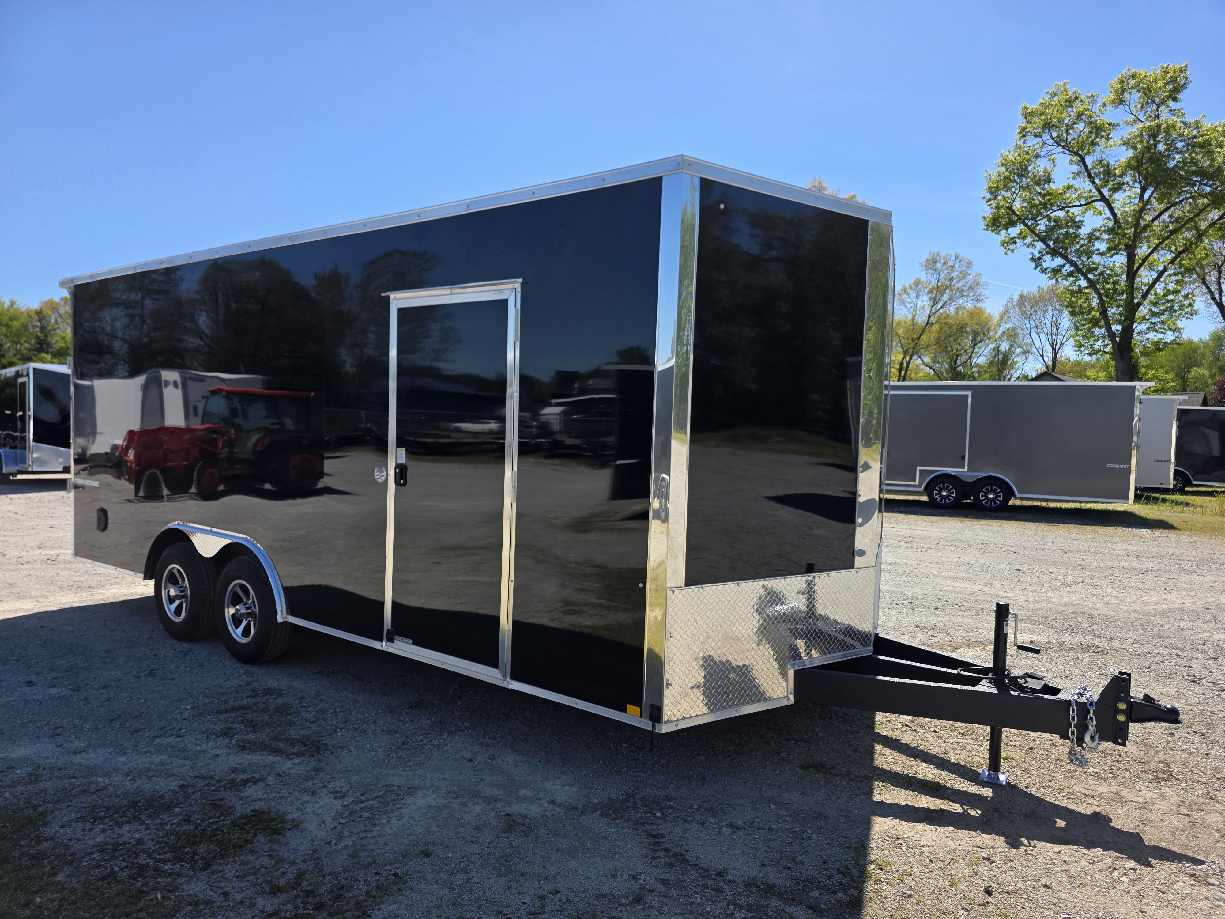 New 2026 Formula Trailers 8.5X20 10K GVWR 080 SCREWLESS EXTERIOR 7' INSIDE ALUMINUM WHEELS UTV SXS CAR Cargo / Enclosed Trailer