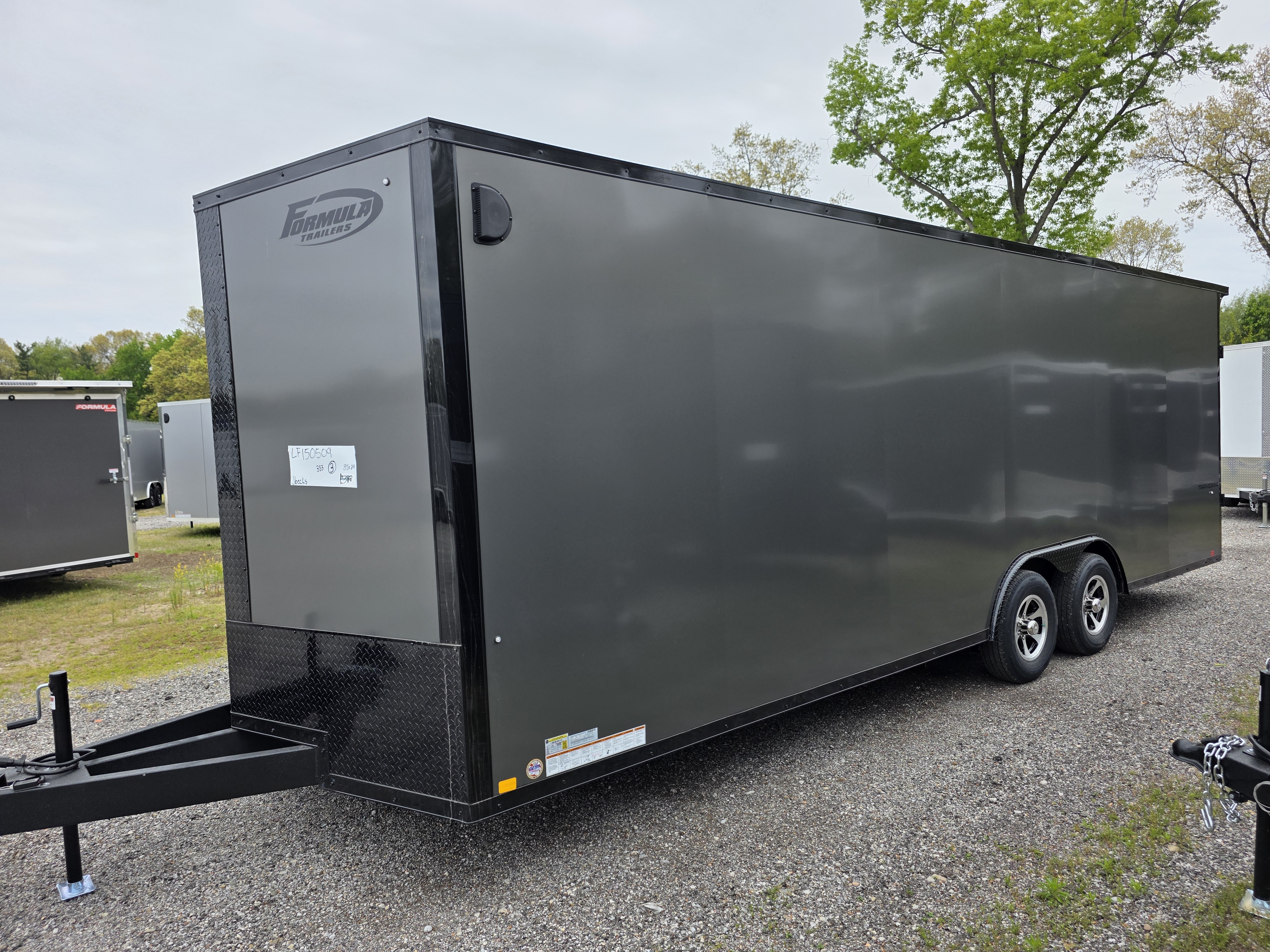 New 2026 Formula Trailers 8.5X24 SCREWLESS EXTERIOR BLACKOUT 7' INSIDE 10K GVWR Cargo / Enclosed Trailer