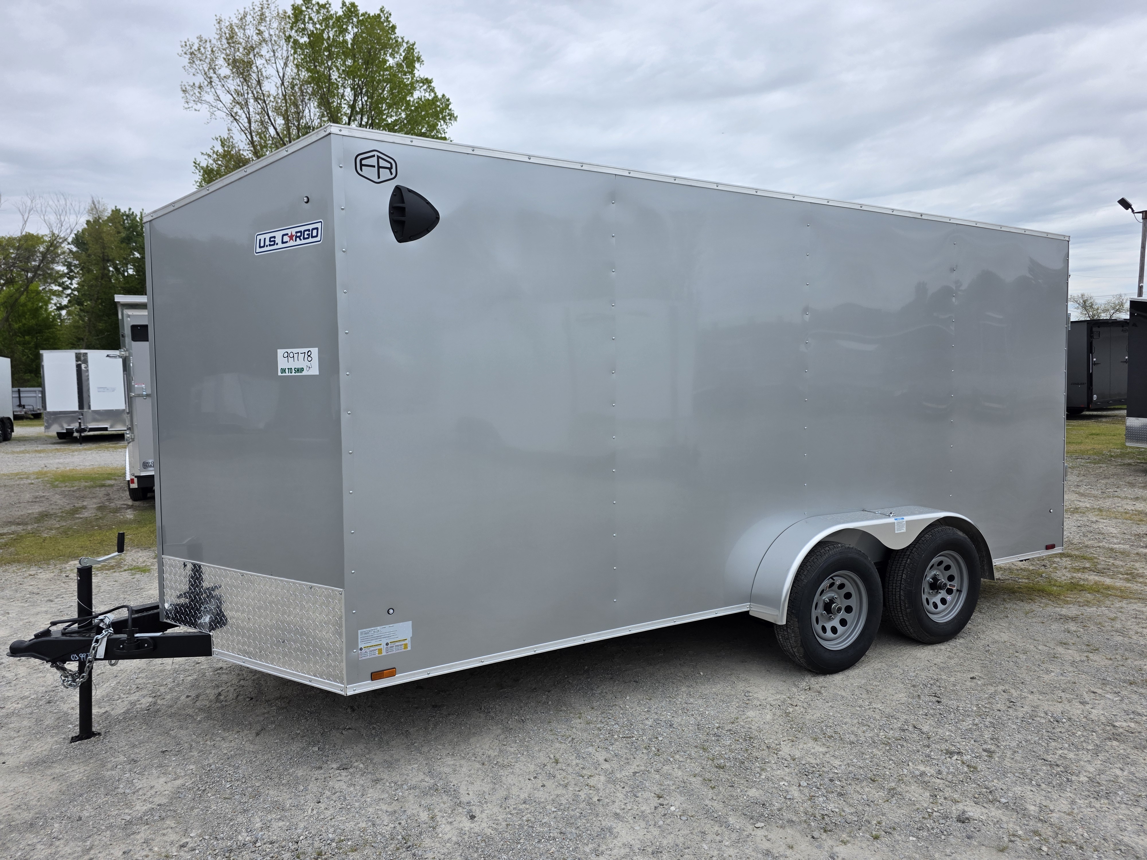 New 2027 US Cargo 7X16 TANDEM AXLE 6'6 TALL RAMP DOOR DRINGS Cargo / Enclosed Trailer