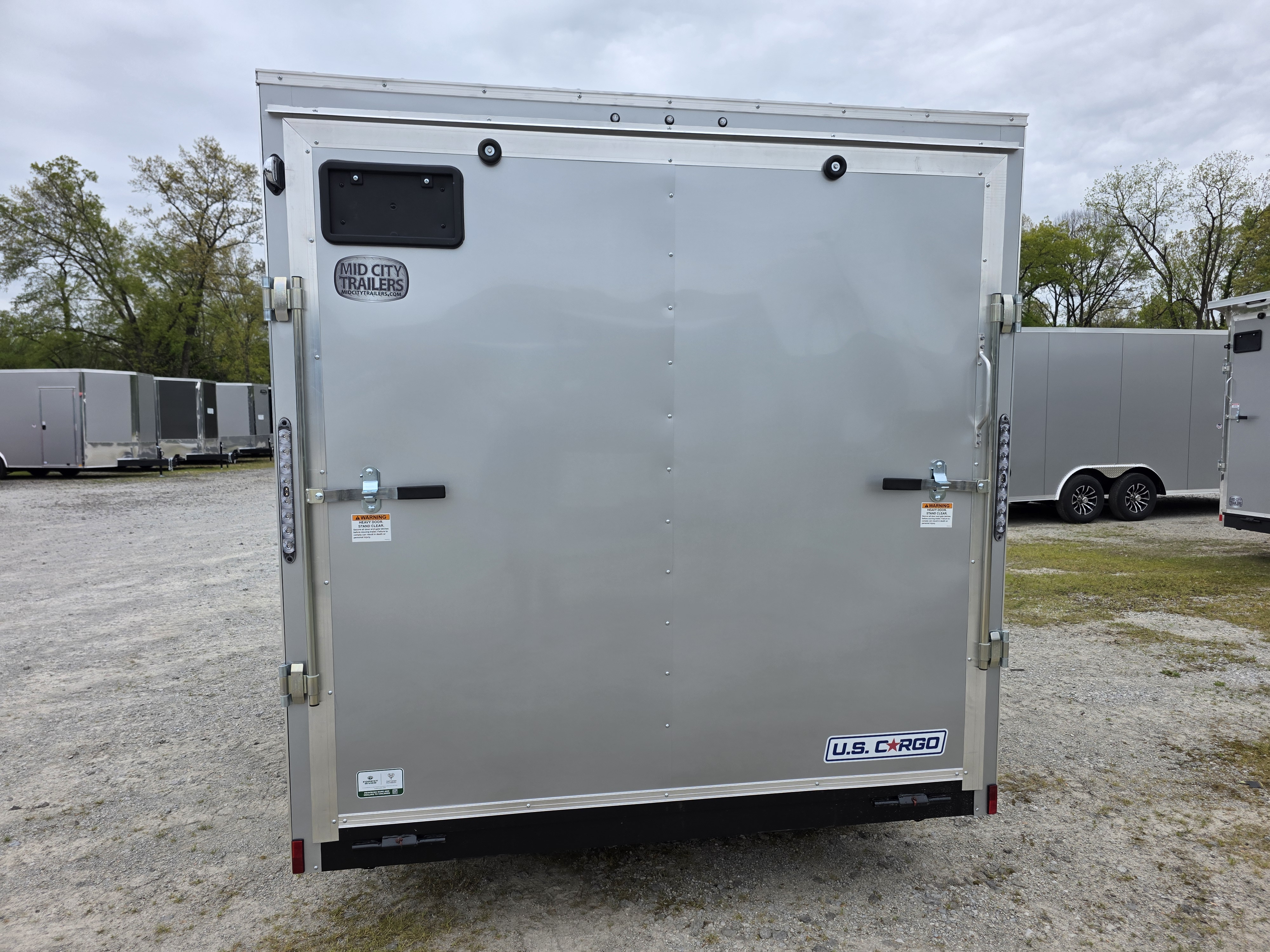 New 2027 US Cargo 7X16 TANDEM AXLE 6'6 TALL RAMP DOOR DRINGS Cargo / Enclosed Trailer