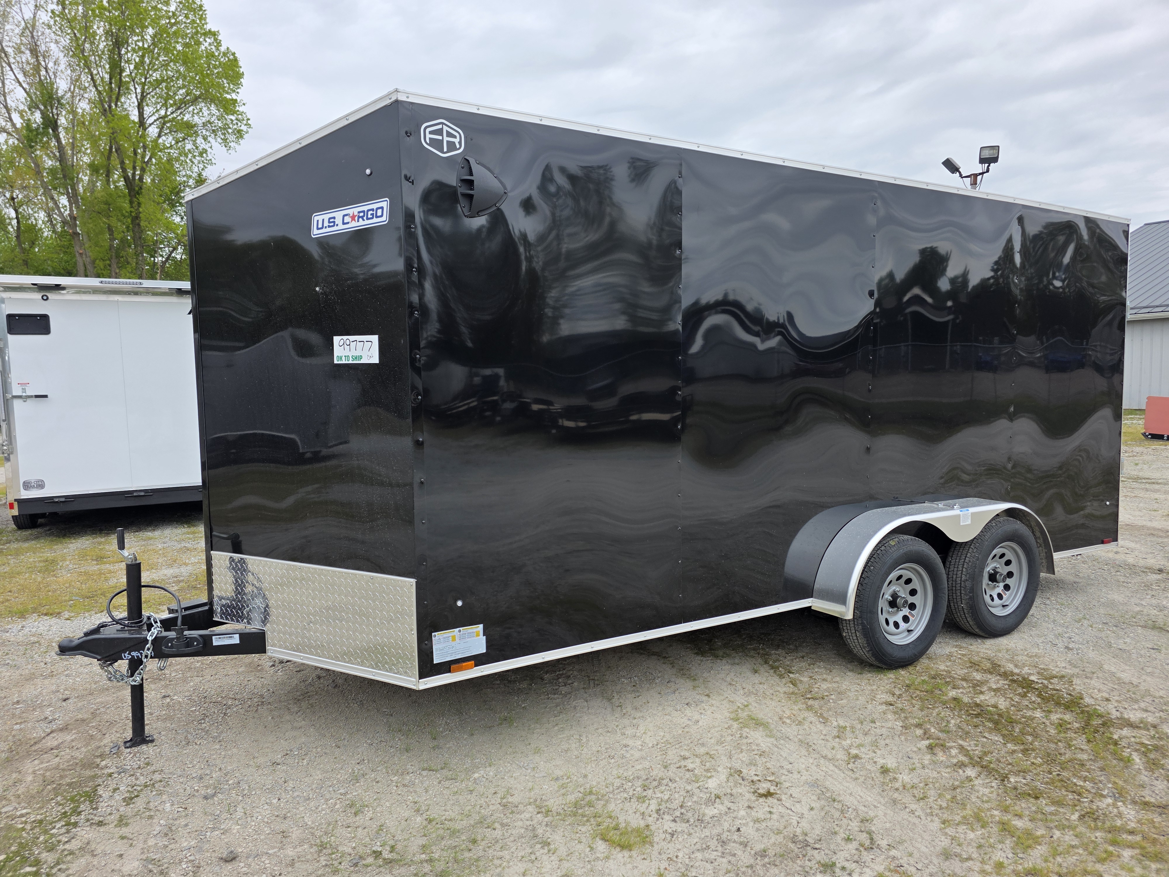 New 2027 US Cargo 7X16 TANDEM AXLE 6'6 TALL RAMP DOOR DRINGS Cargo / Enclosed Trailer