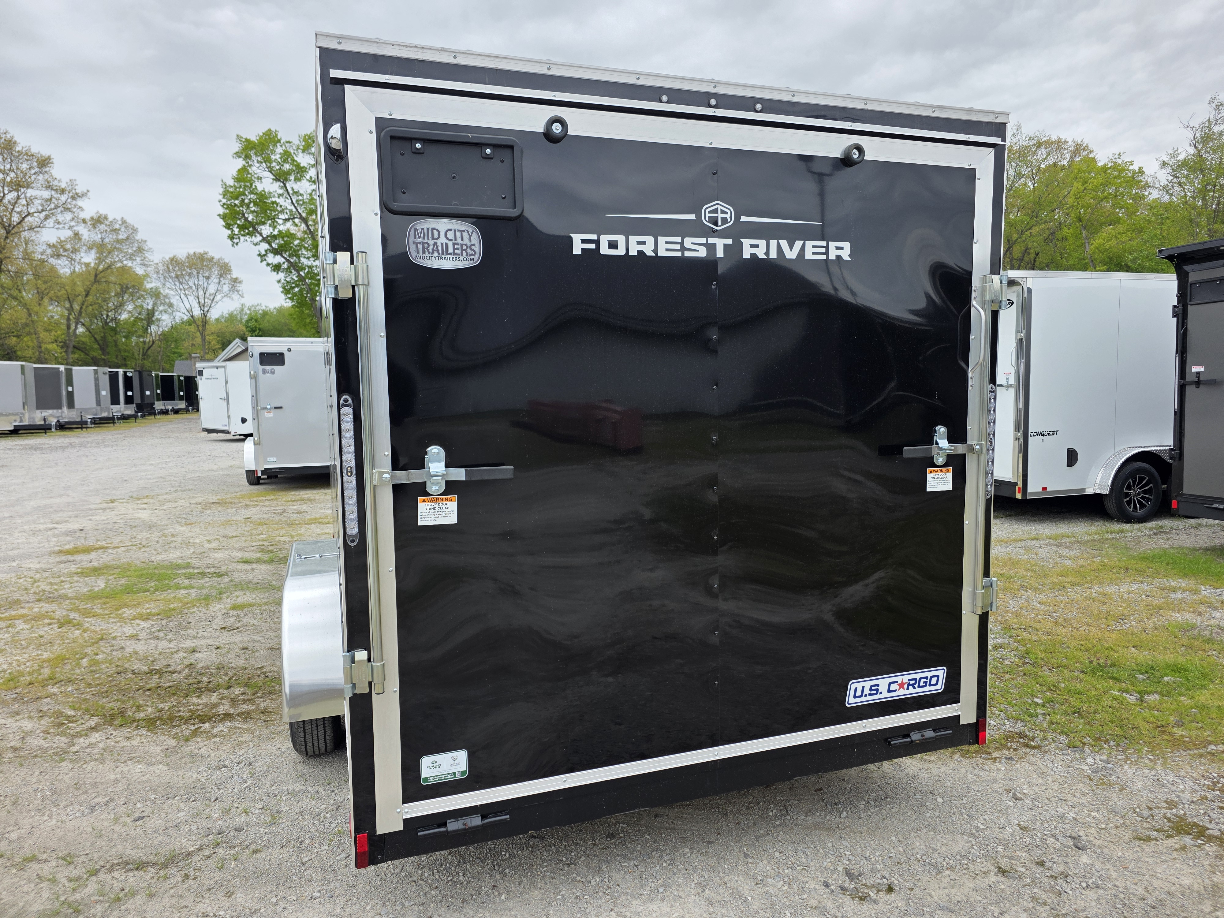 New 2027 US Cargo 7X16 TANDEM AXLE 6'6 TALL RAMP DOOR DRINGS Cargo / Enclosed Trailer