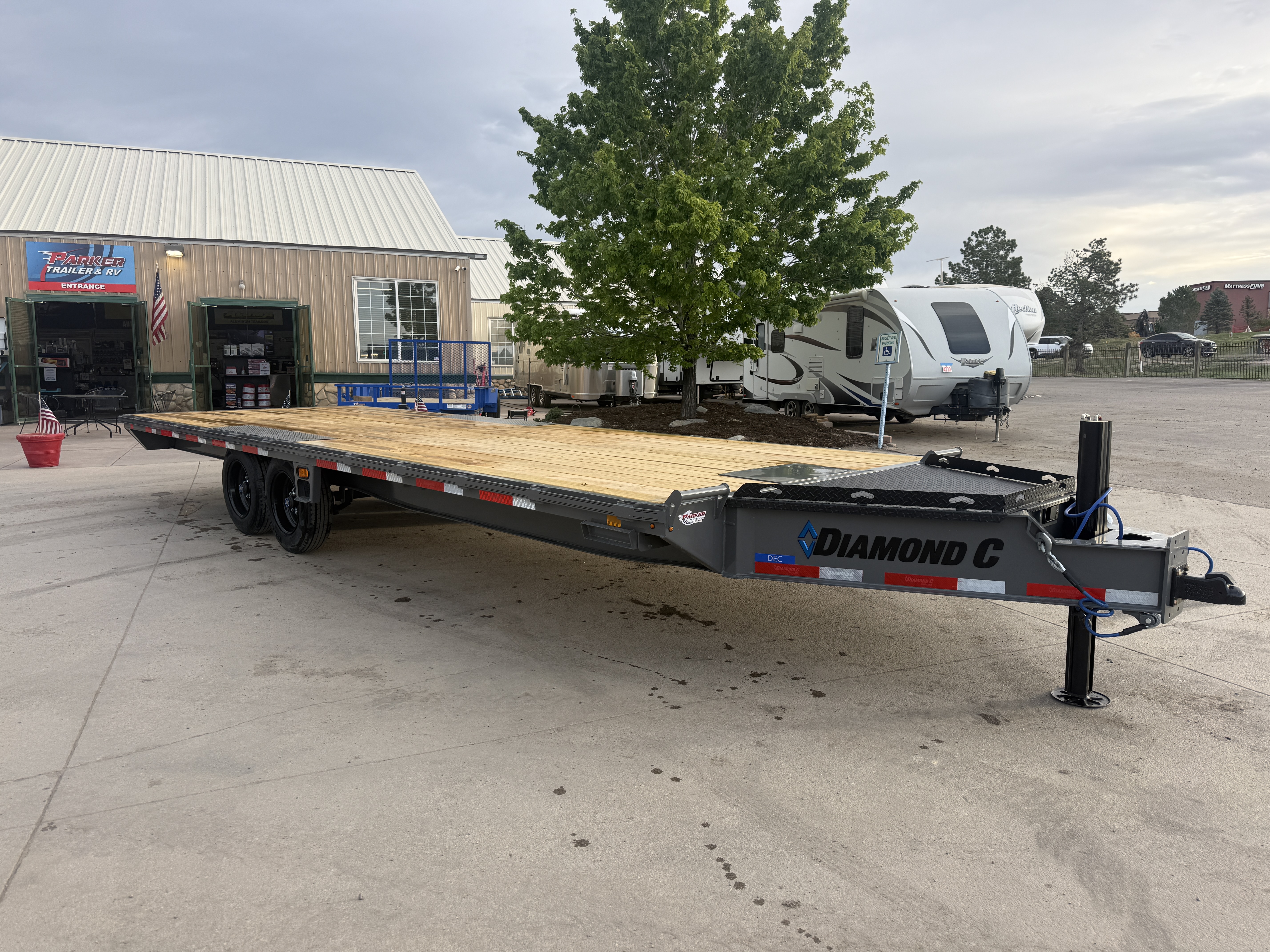 New 2026 DCRC DEC208 24X102 Flatbed Trailer