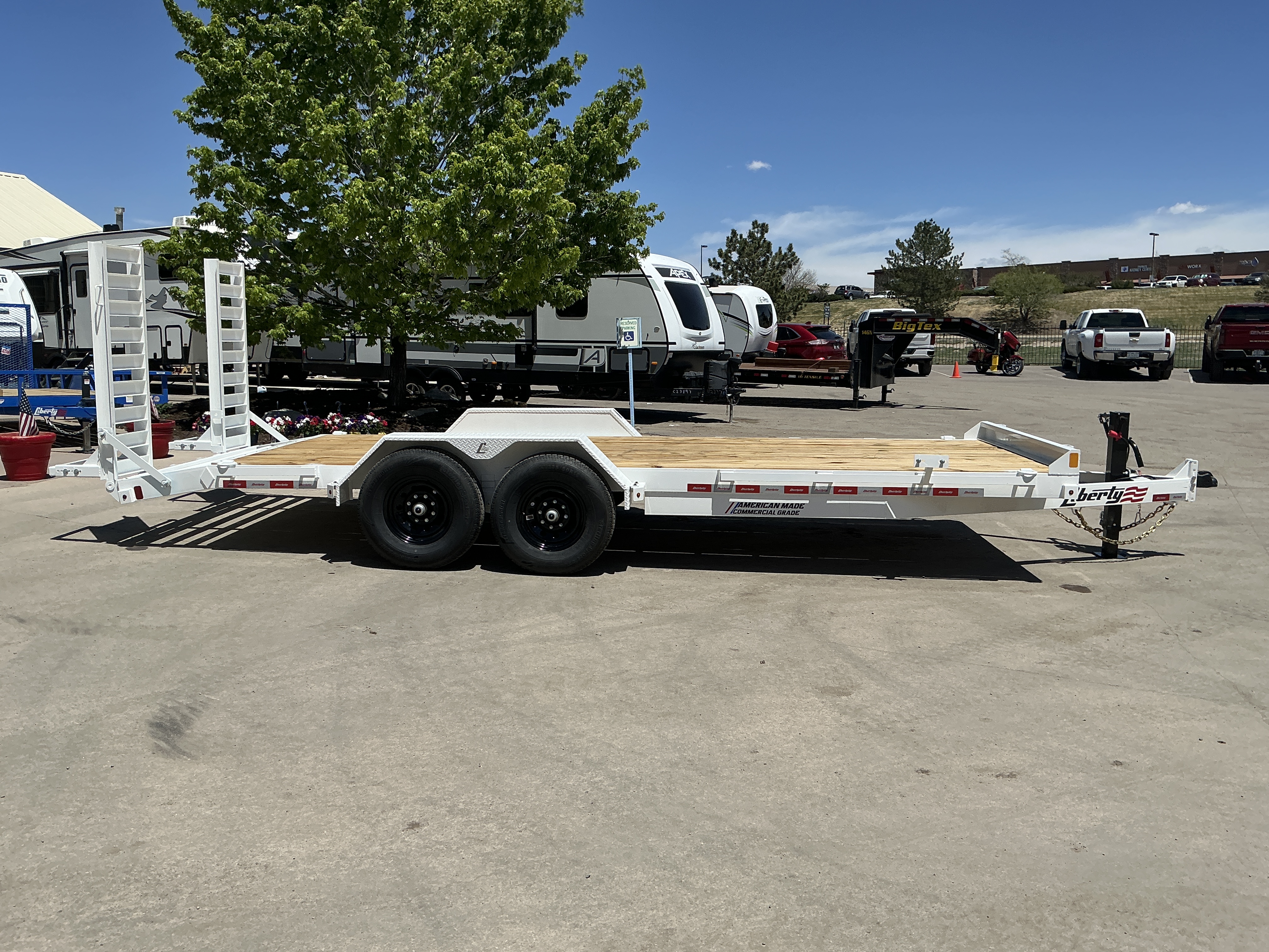 New 2026 Liberty Industries LE14K 83X18+2C6 Flatbed Trailer