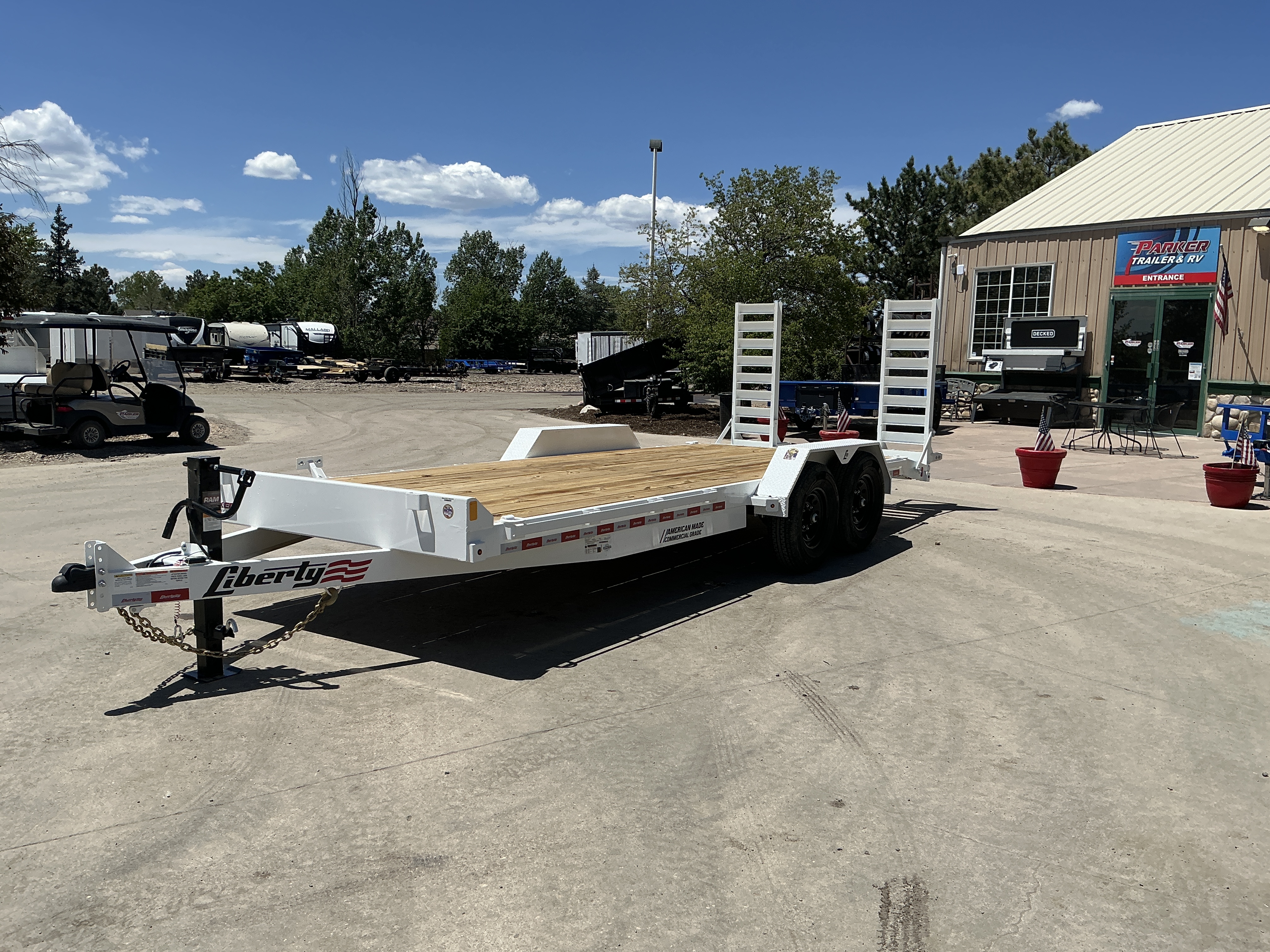 New 2026 Liberty Industries LE14K 83X18+2C6 Flatbed Trailer