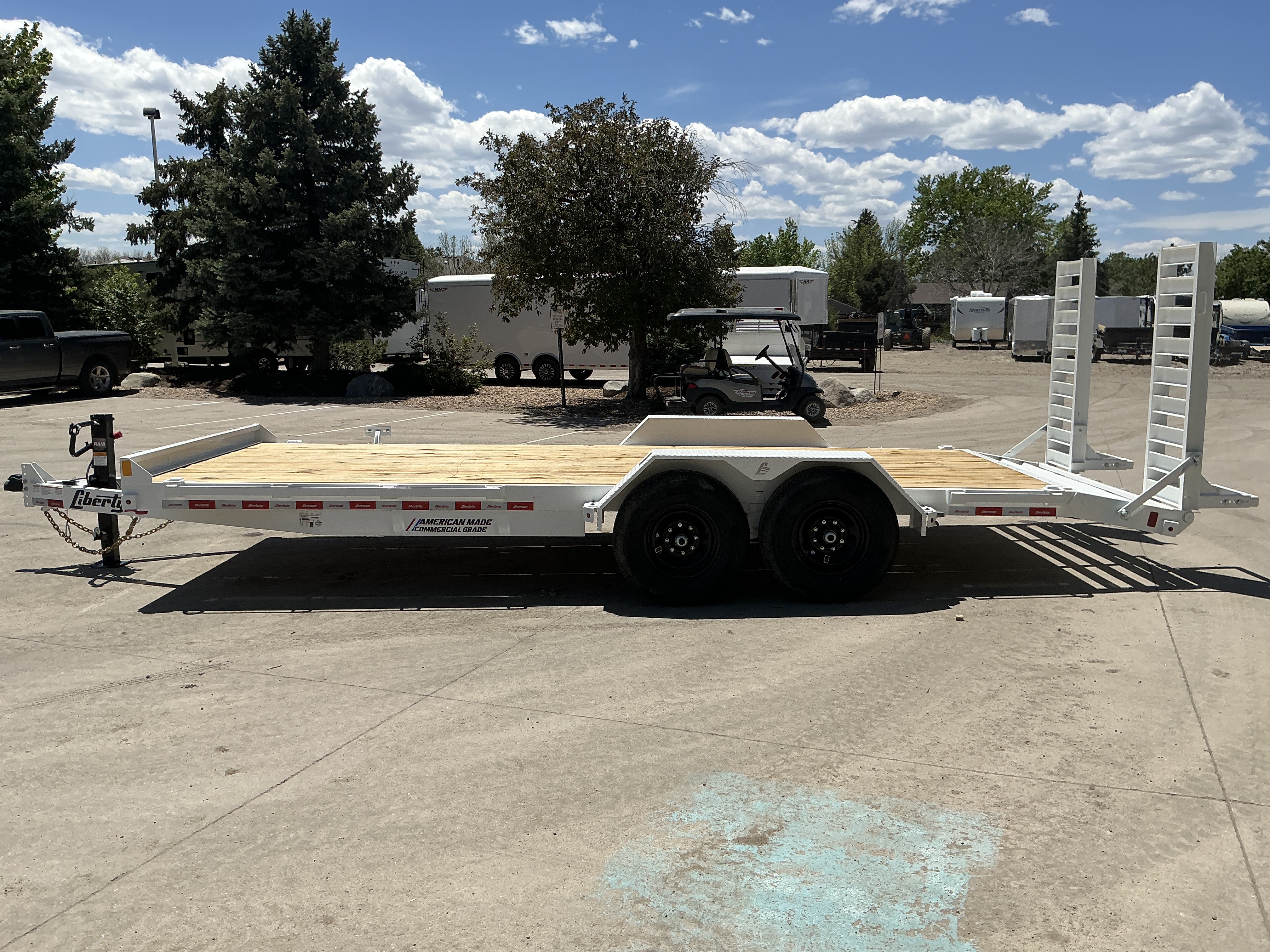 New 2026 Liberty Industries LE14K 83X18+2C6 Flatbed Trailer