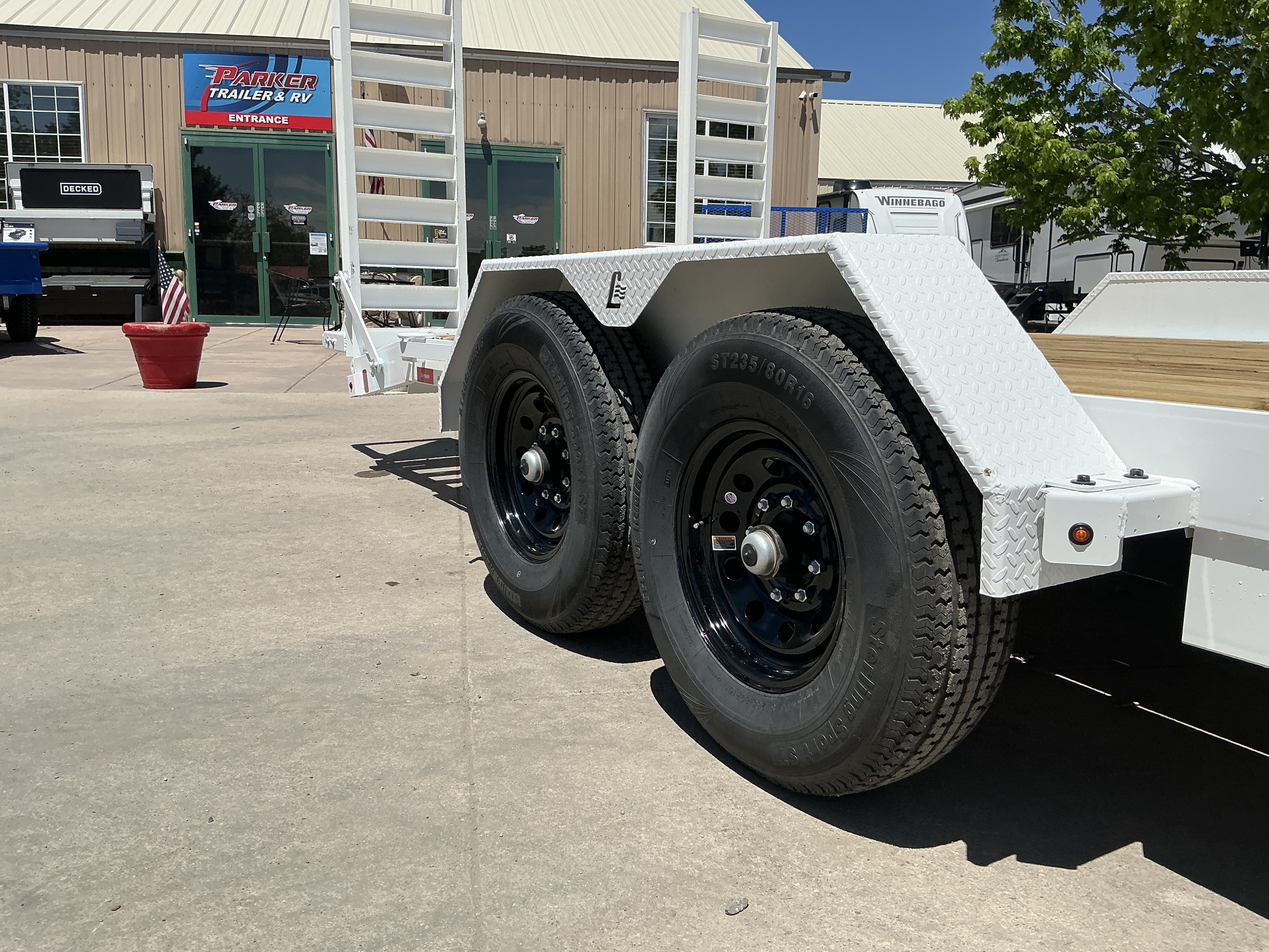 New 2026 Liberty Industries LE14K 83X18+2C6 Flatbed Trailer