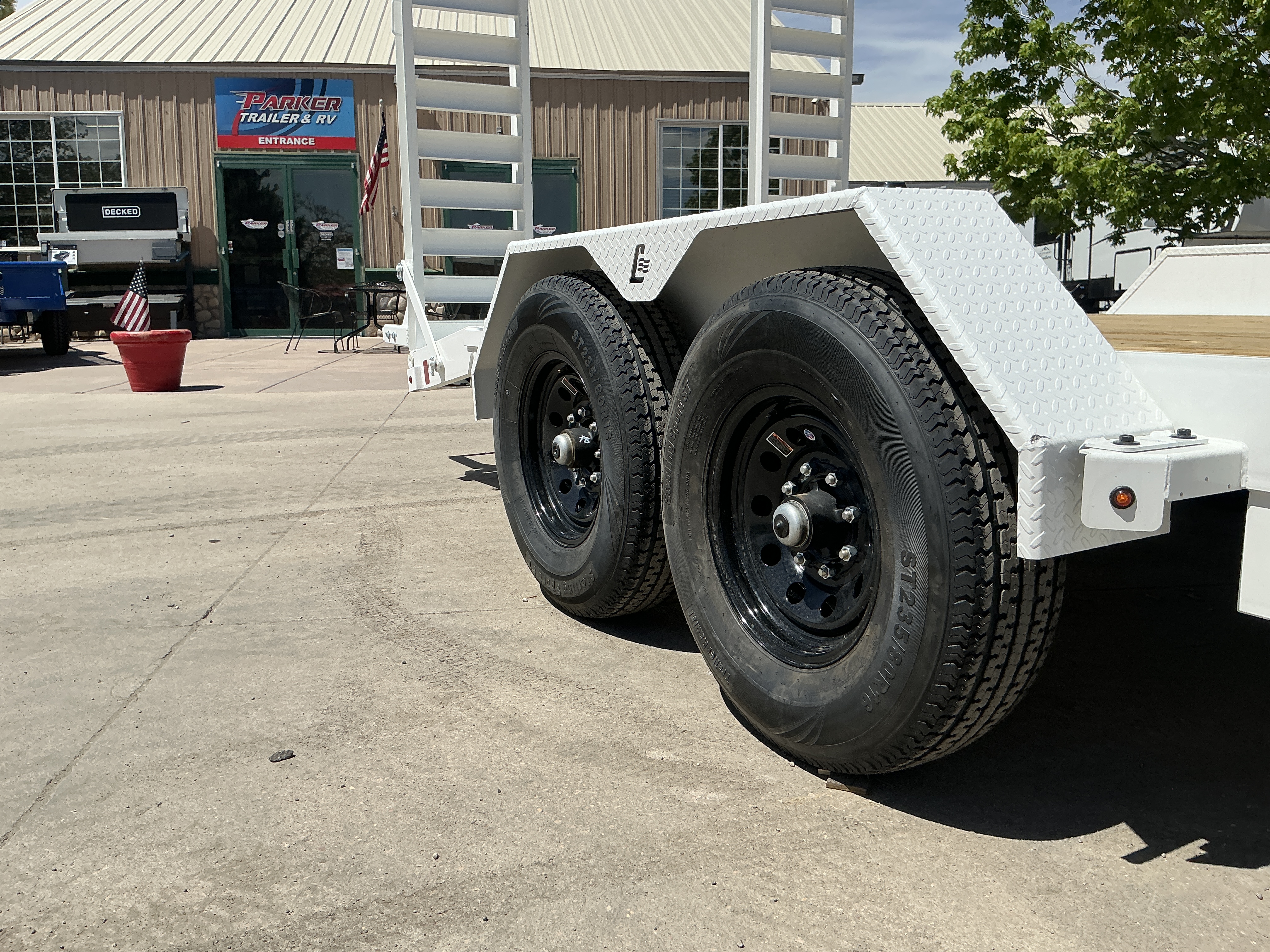New 2026 Liberty Industries 7X16+2C6 14K Flatbed Trailer