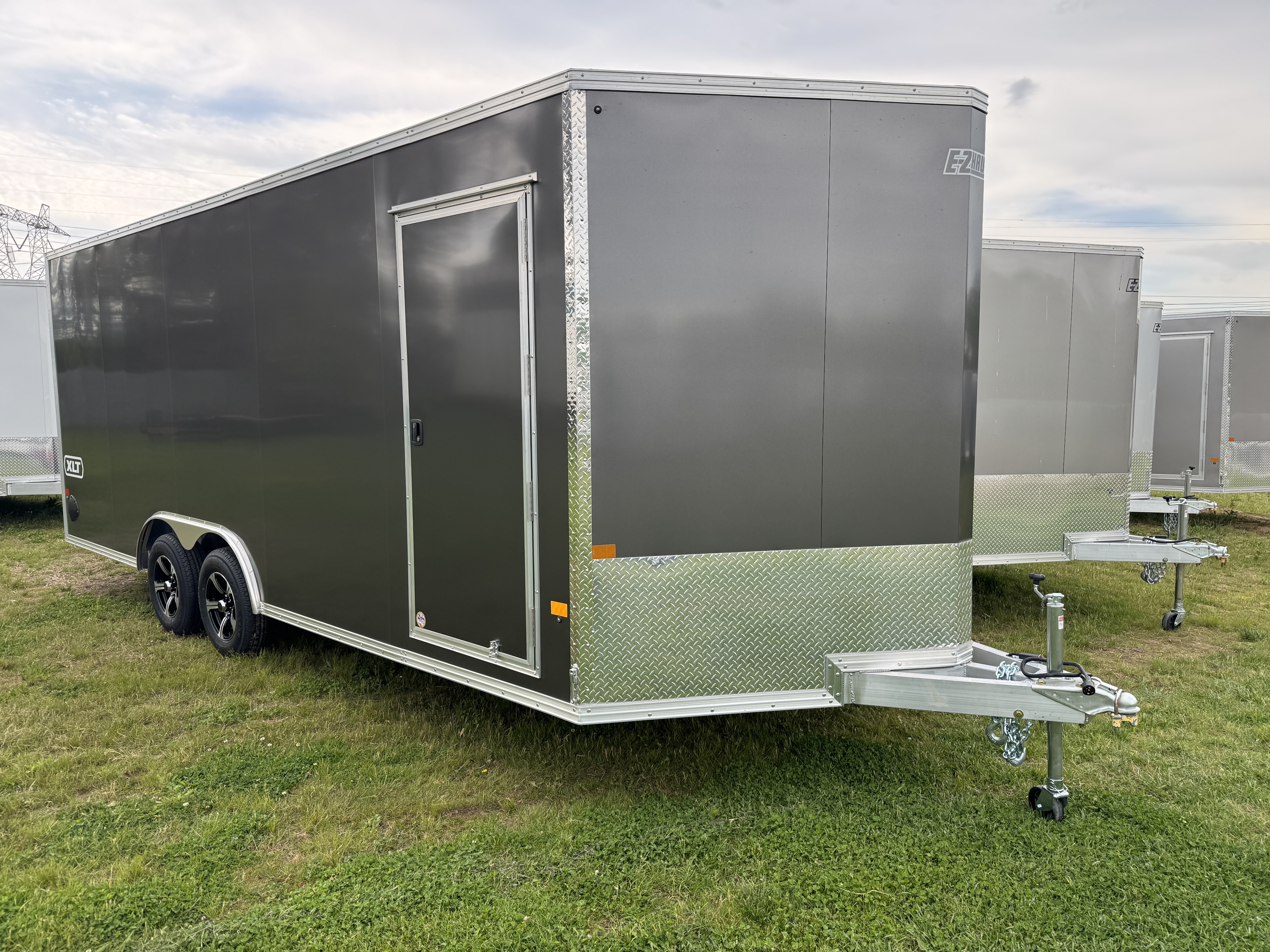 New 2026 E-Z Hauler EZEC8.5X20CH XLT PRO Car Hauler 7 FOOT 1 INTERIOR HEIGHT FREE ALUMINUM WHEEL UPGRADE