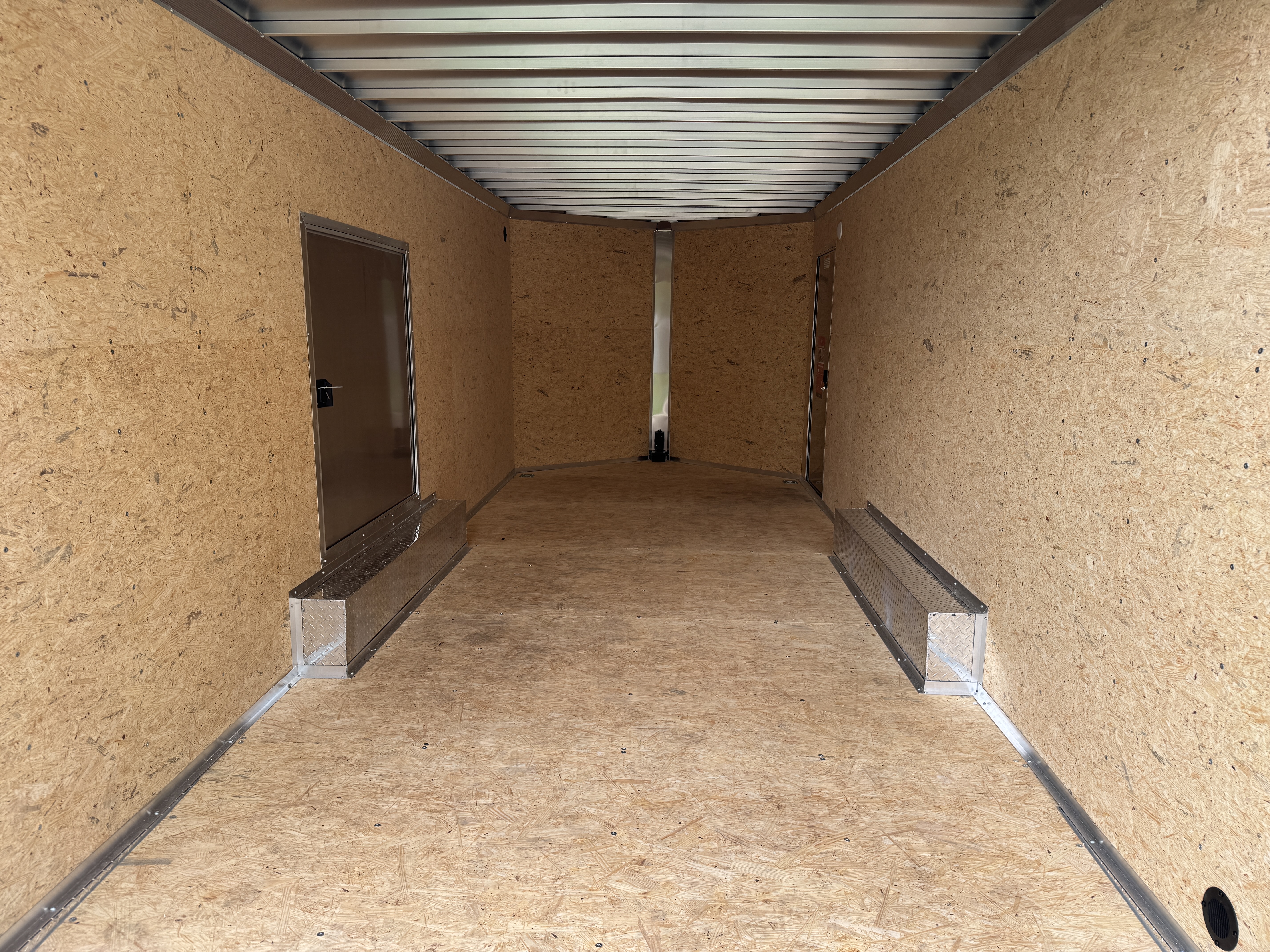 New 2026 E-Z Hauler EZEC8.5X20CH XLT PRO Car Hauler 7 FOOT 1 INCH INTERIOR HEIGHT 4 FOOT ESCAPE DOOR FREE ALUMINUM WHEEL UPGRADE .080 POLY CORE