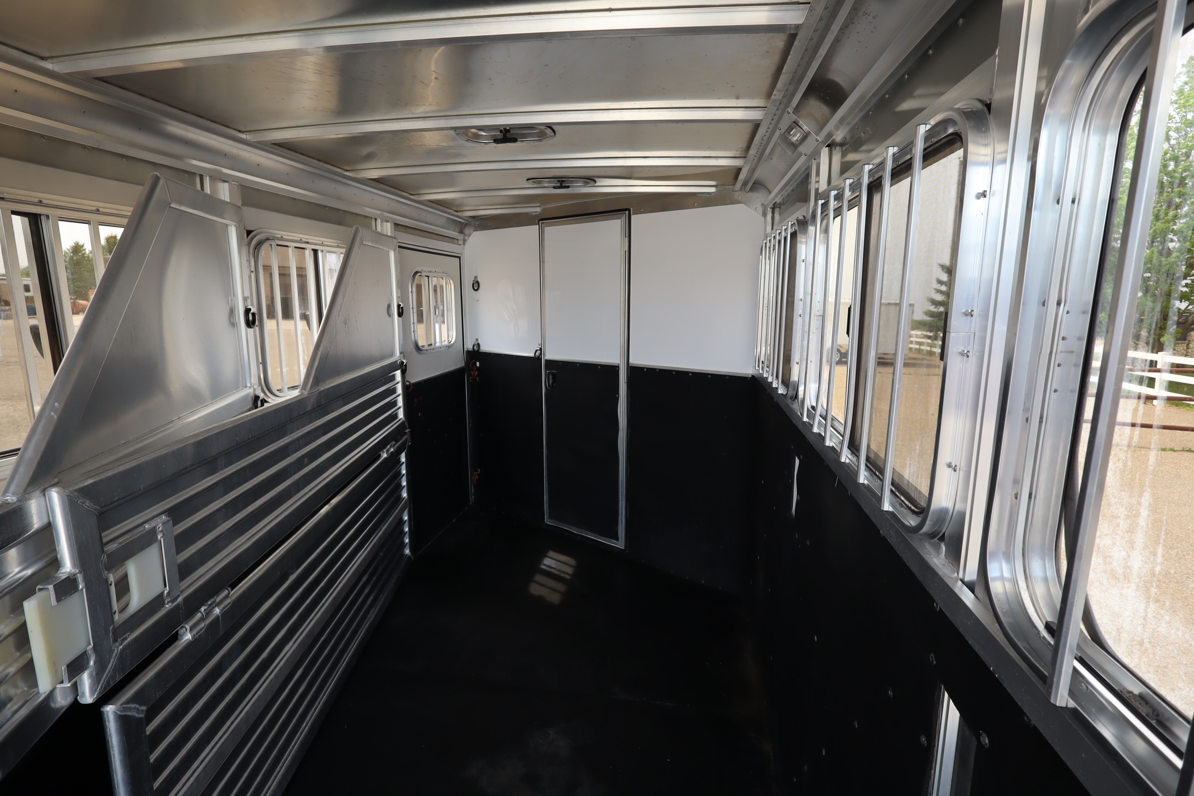 Used 2012 Featherlite Trailers 3 Horse Weekender Trailer