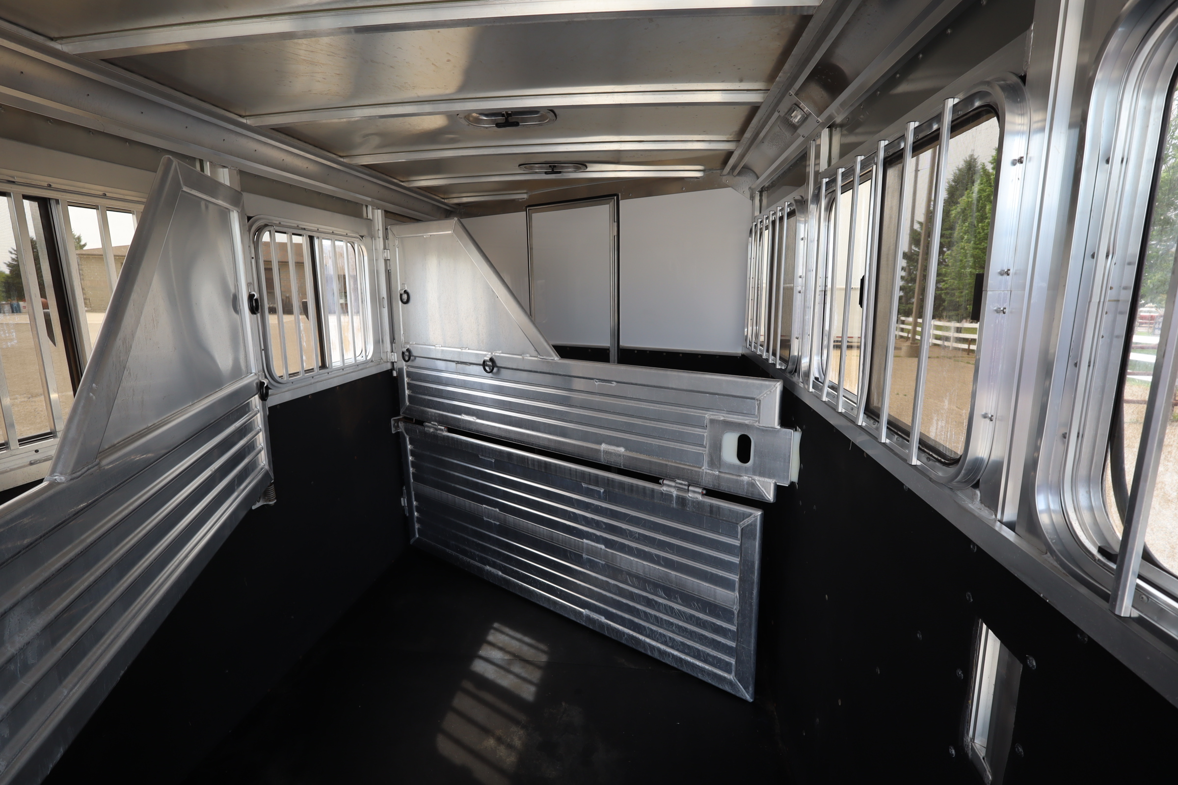 Used 2012 Featherlite Trailers 3 Horse Weekender Trailer