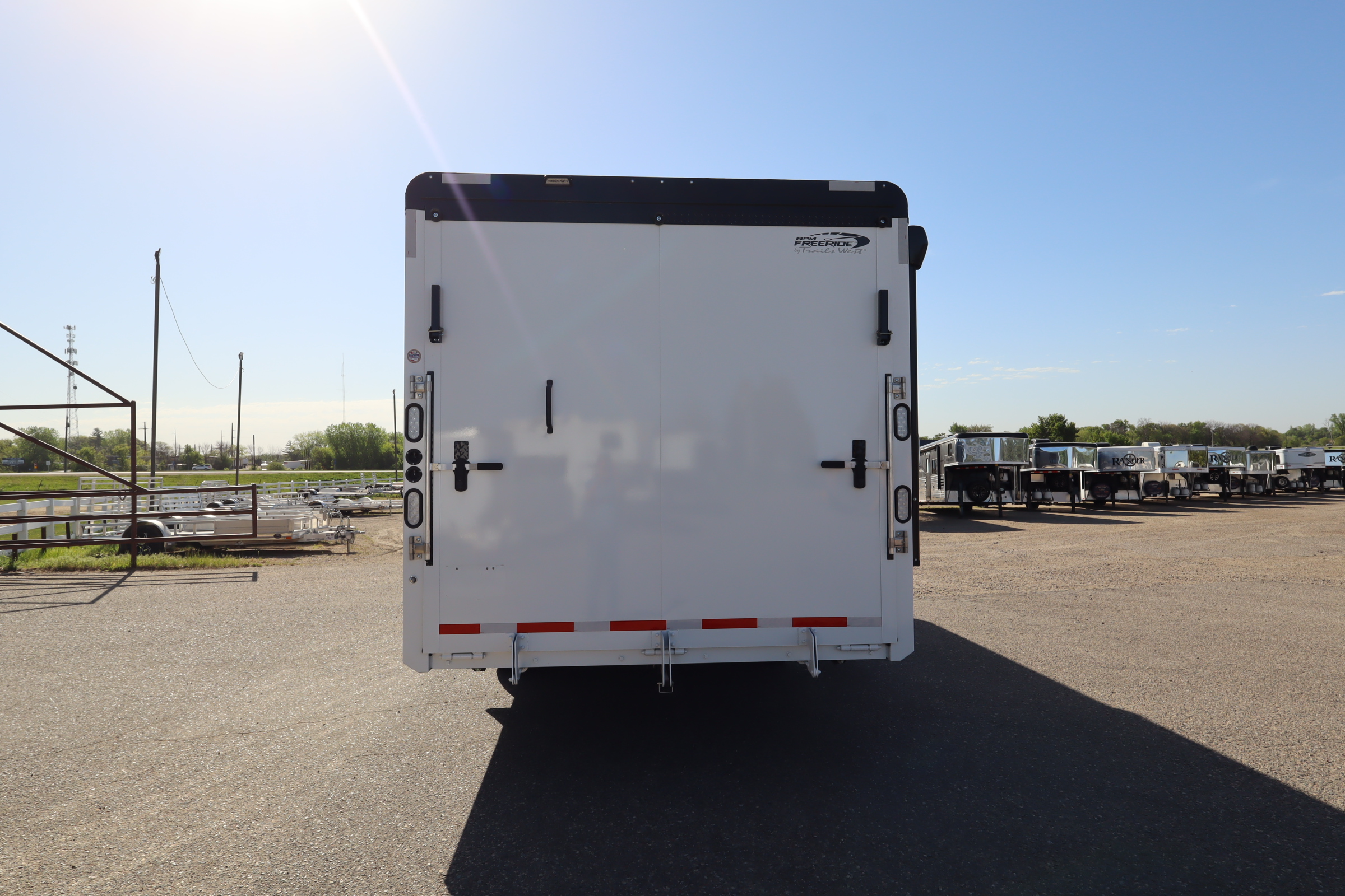 New 2027 Trails West 24' Free Ride Snowmobile Trailer