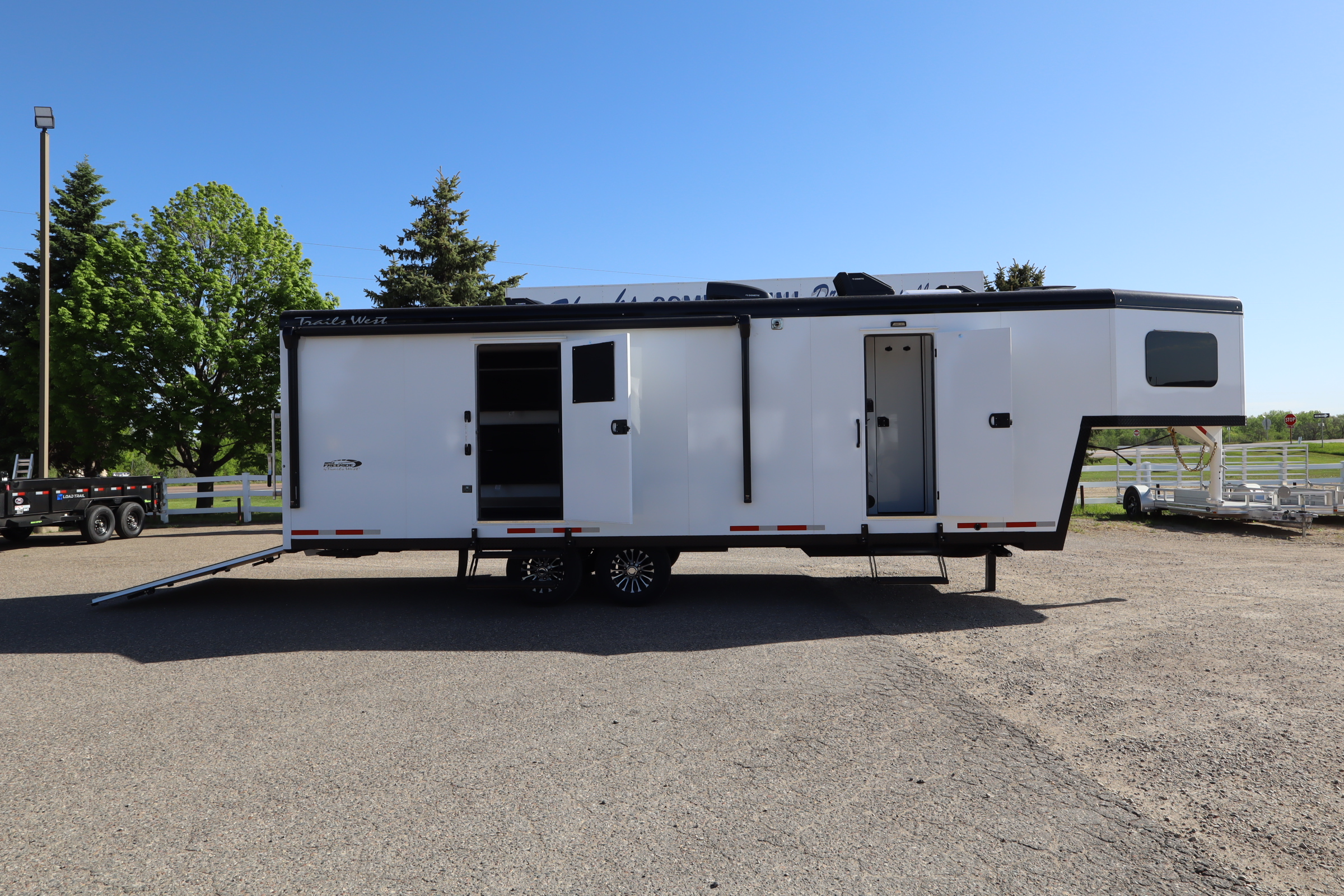 New 2027 Trails West 24' Free Ride Snowmobile Trailer