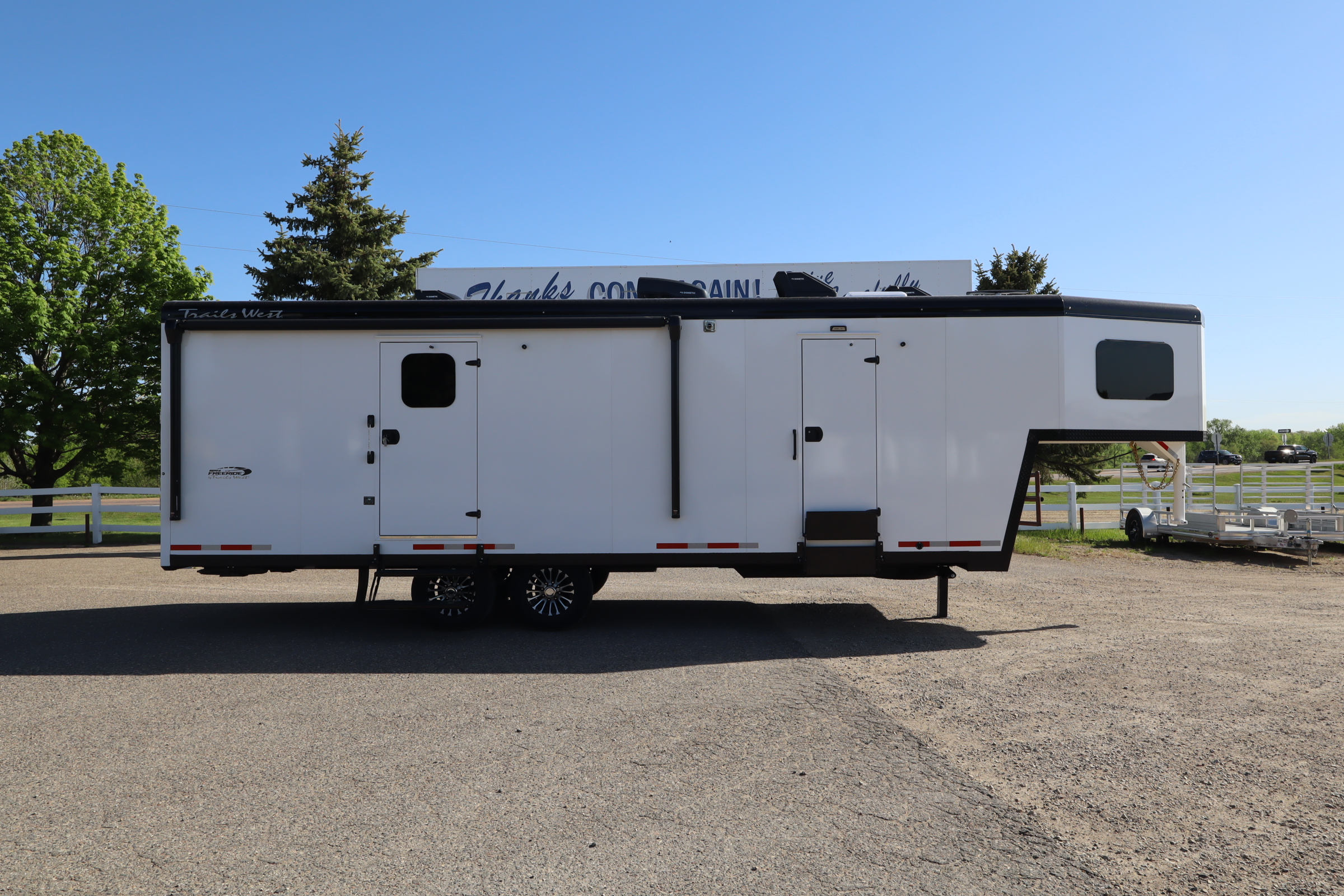 New 2027 Trails West 24' Free Ride Snowmobile Trailer