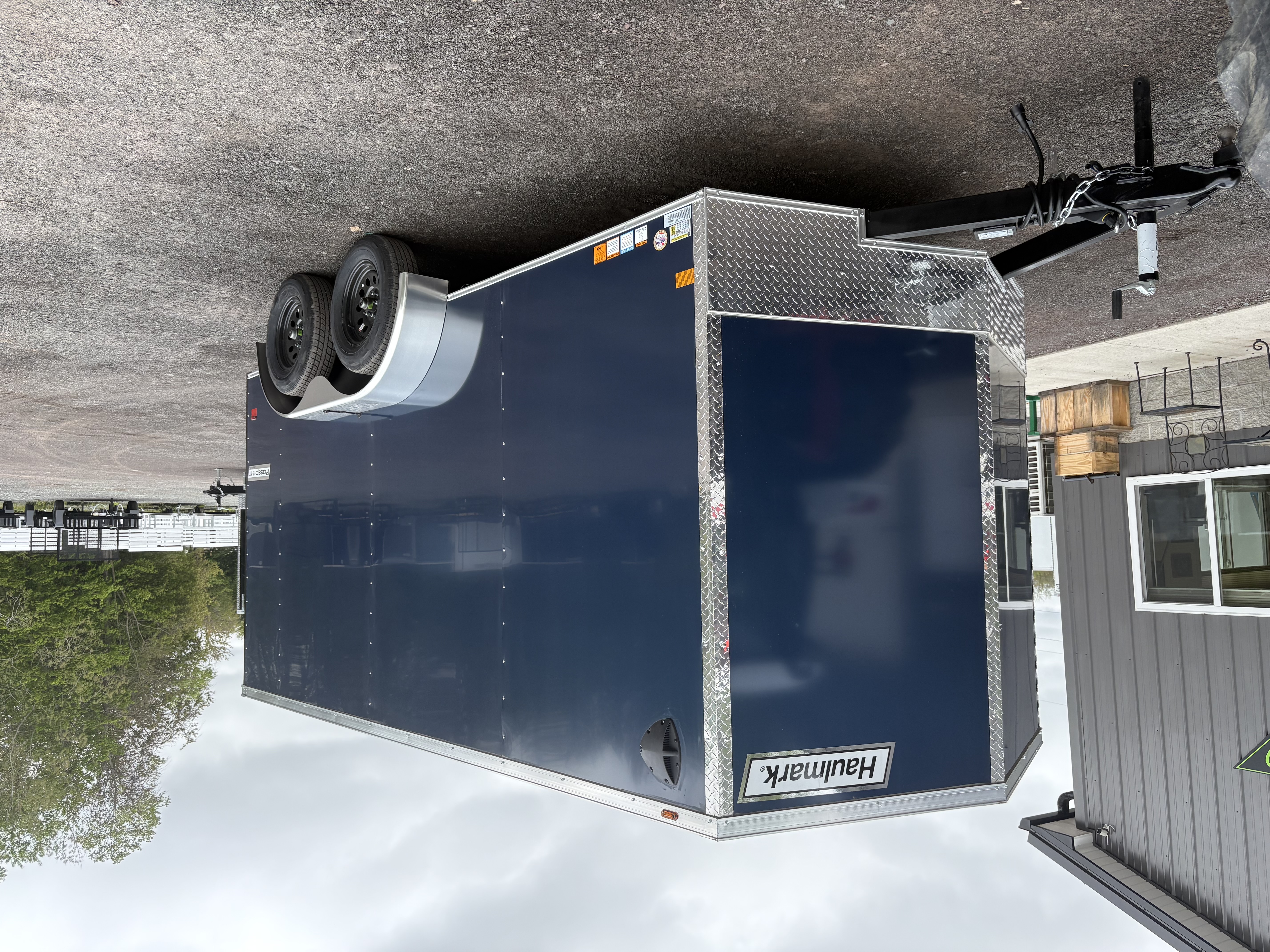 New 2026 Haulmark 7x14 7K 6'6  Interior Height Passport Deluxe Cargo / Enclosed Trailer with Rear Ramp Door