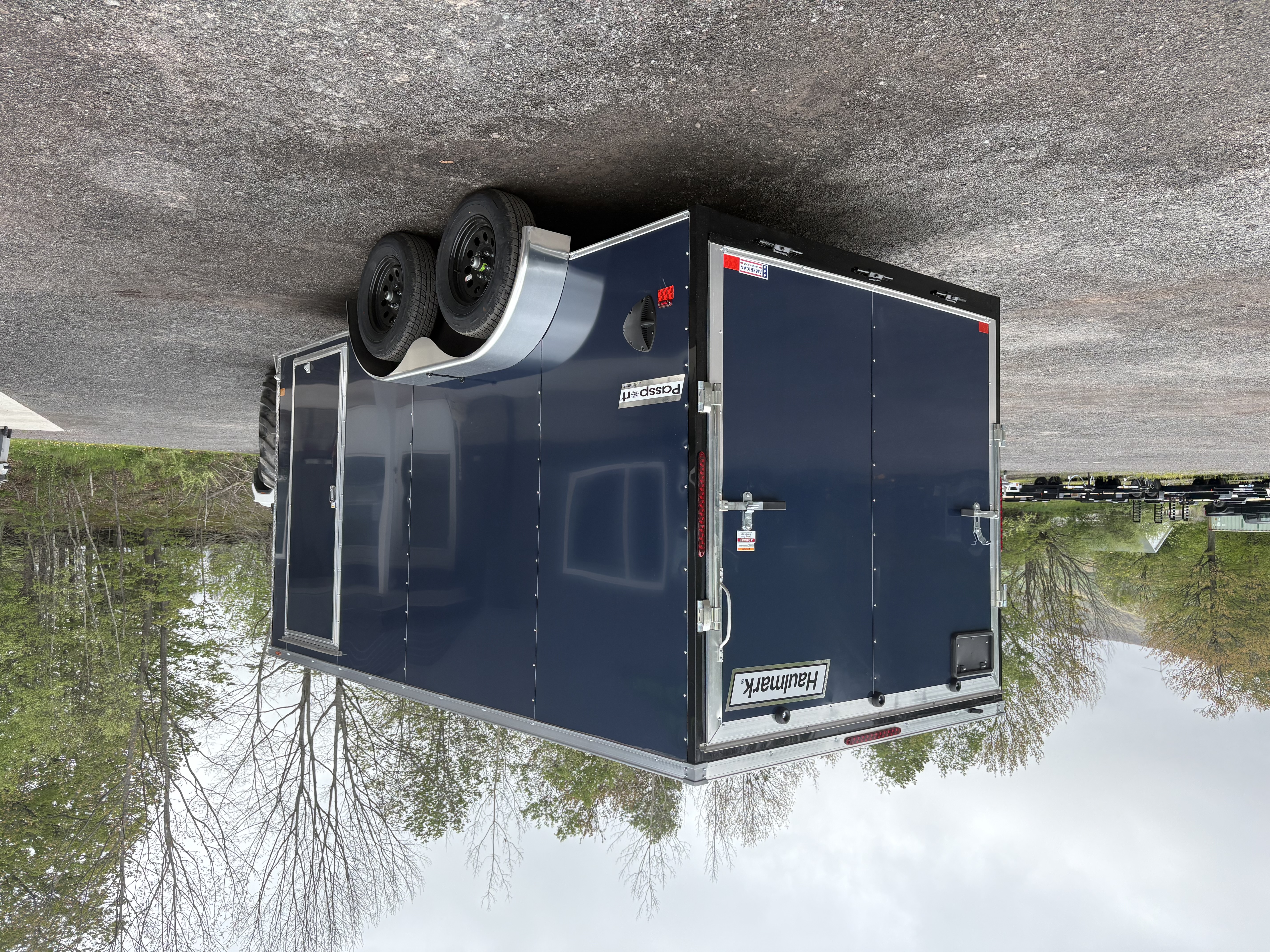New 2026 Haulmark 7x14 7K 6'6" Interior Height Passport Deluxe Cargo / Enclosed Trailer with Rear Ramp Door