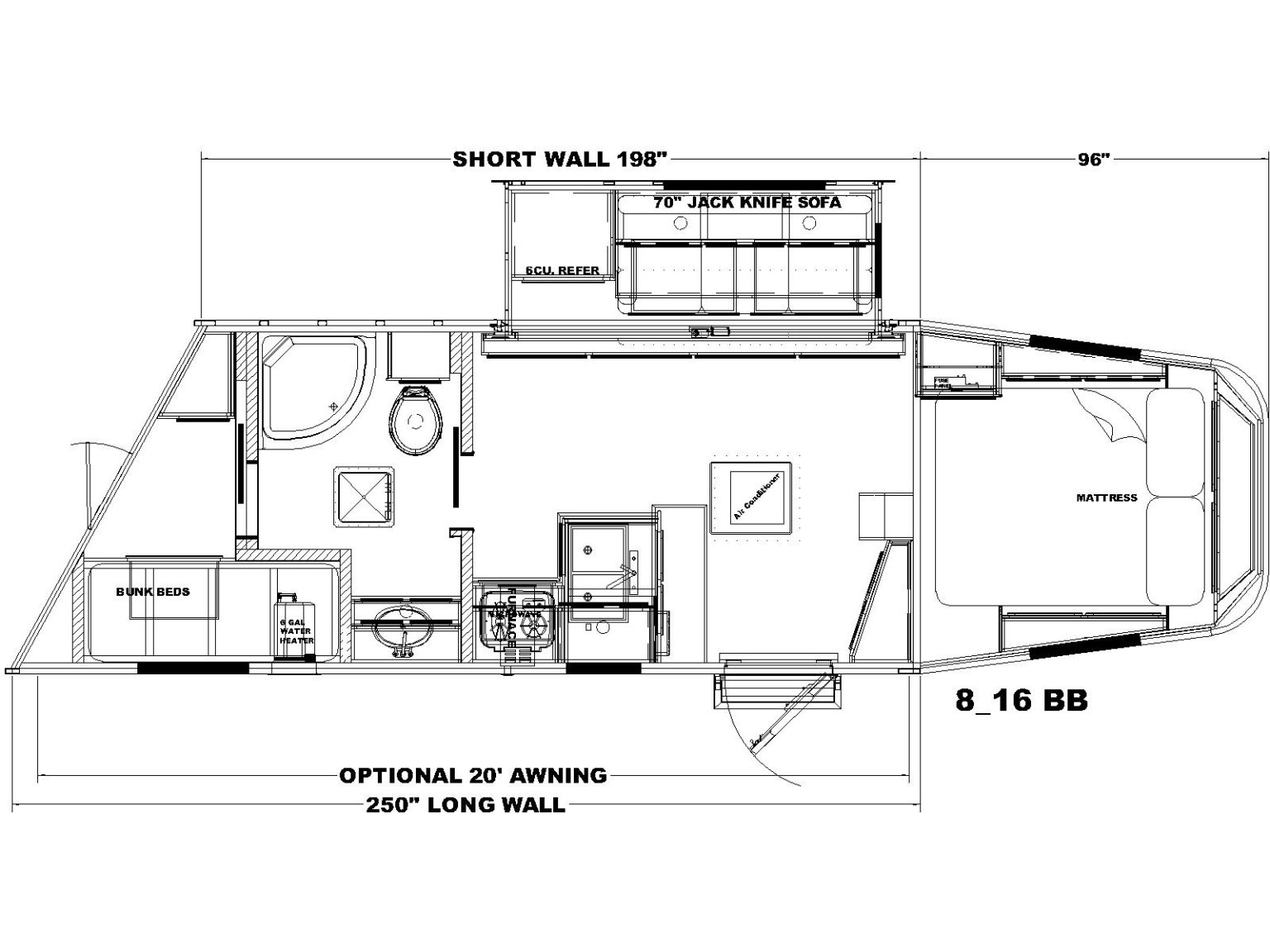 New 2026 Merhow Longhorn Stock Combo w/ Bunk Beds