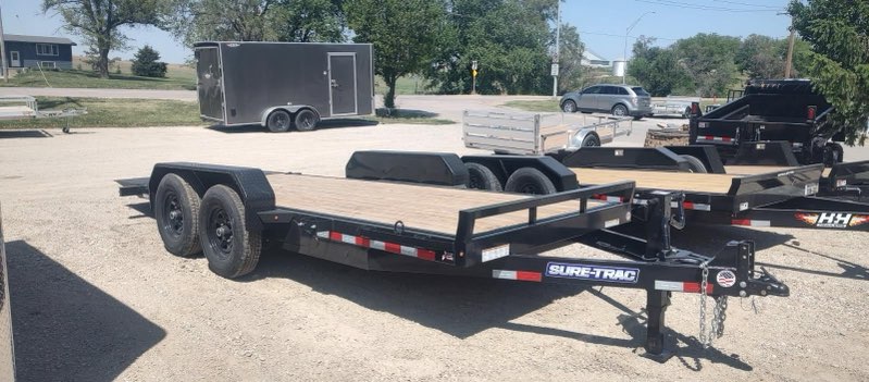 New 2026 Sure-Trac 7x18 Tilt Bed 14K Equipment Trailer