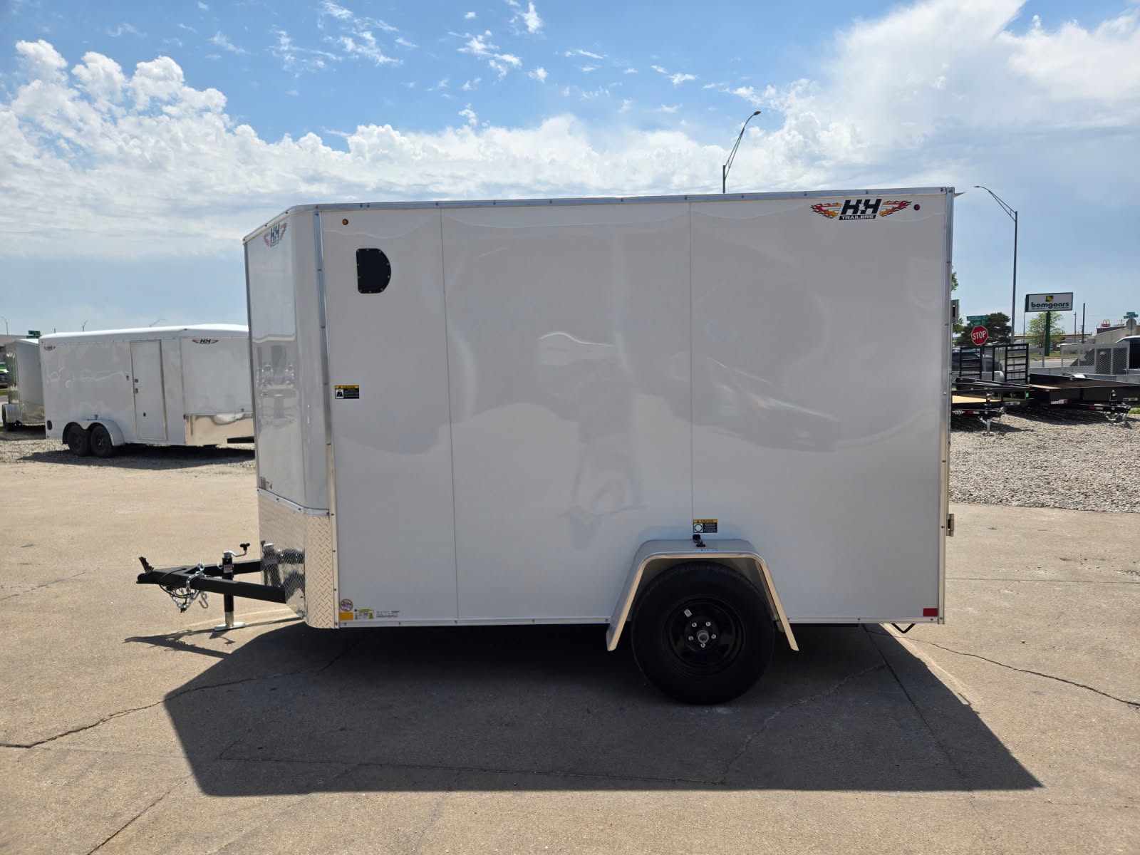 New 2026 H&H Trailers 6x10 HH Series Flat Top V-Nose 3K Cargo / Enclosed Trailer