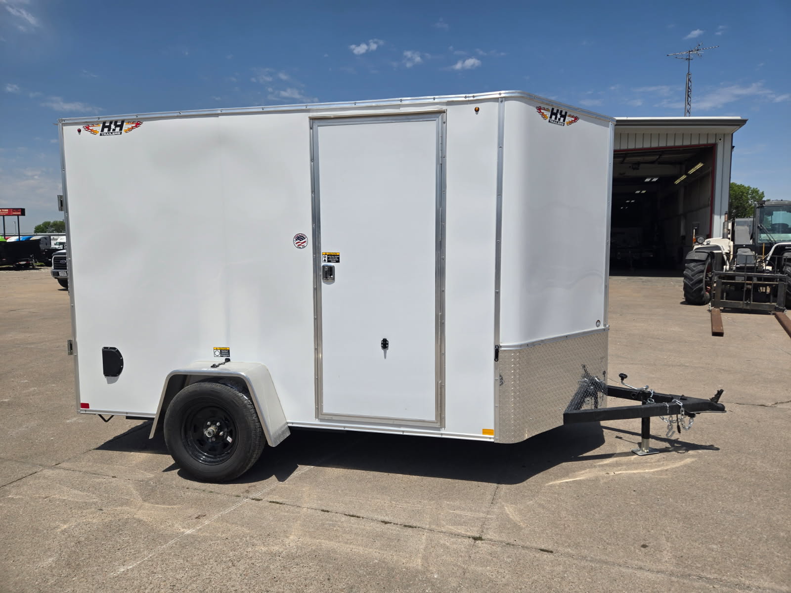 New 2026 H&H Trailers 6x10 HH Series Flat Top V-Nose 3K Cargo / Enclosed Trailer