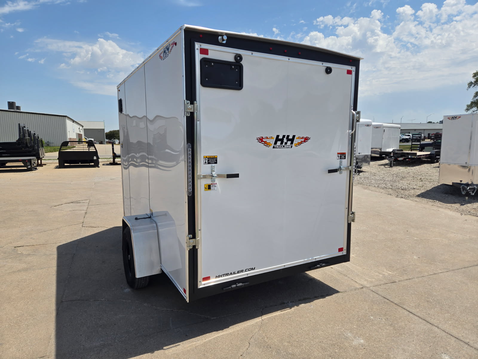 New 2026 H&H Trailers 6x10 HH Series Flat Top V-Nose 3K Cargo / Enclosed Trailer