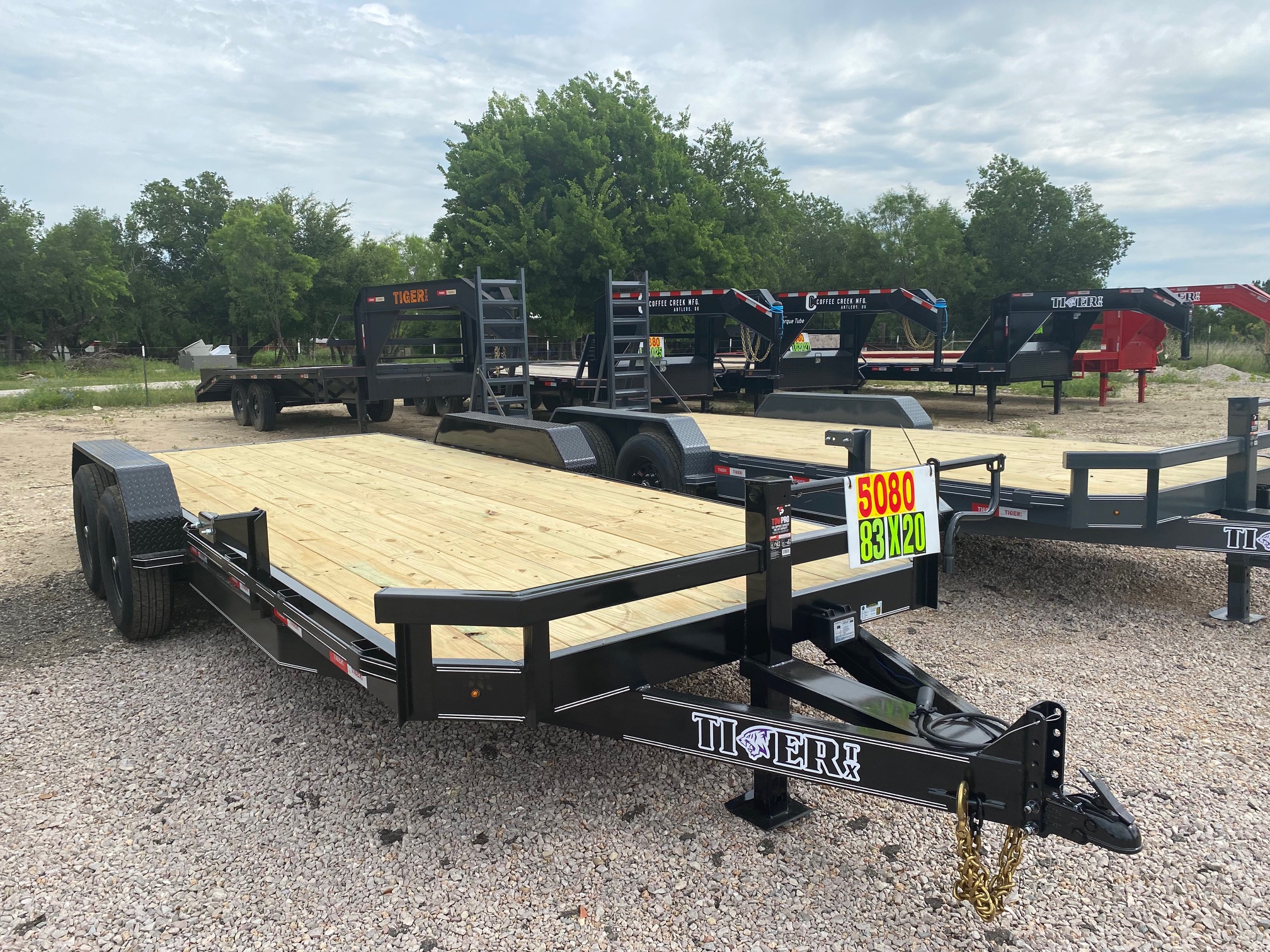New 2026 Tiger -- 83 "X 20' Equipment Trailer - SIR -