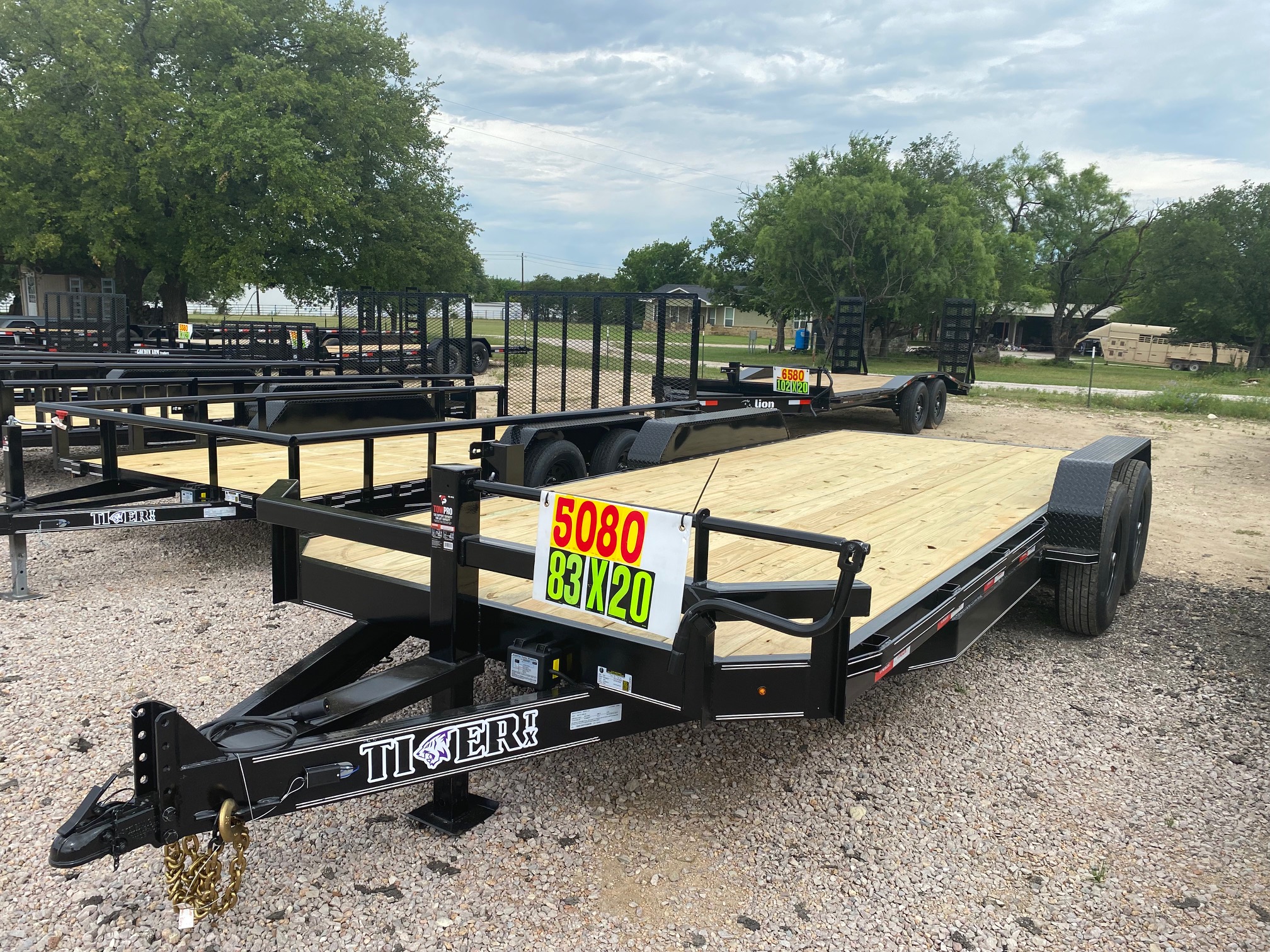 New 2026 Tiger -- 83 "X 20' Equipment Trailer - SIR -