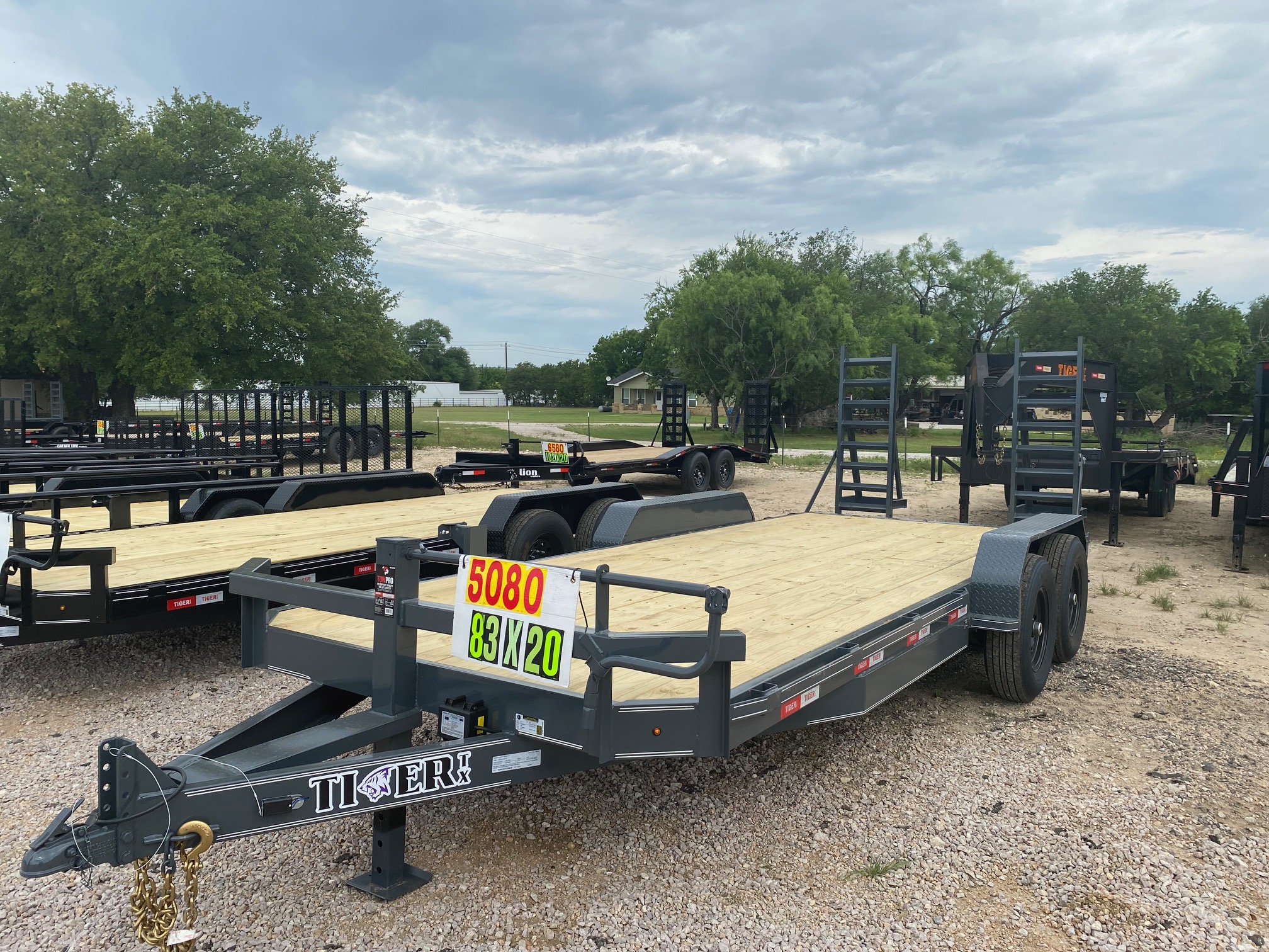 New 2026 Tiger -- 83 "X 20' Equipment Trailer - SUR -