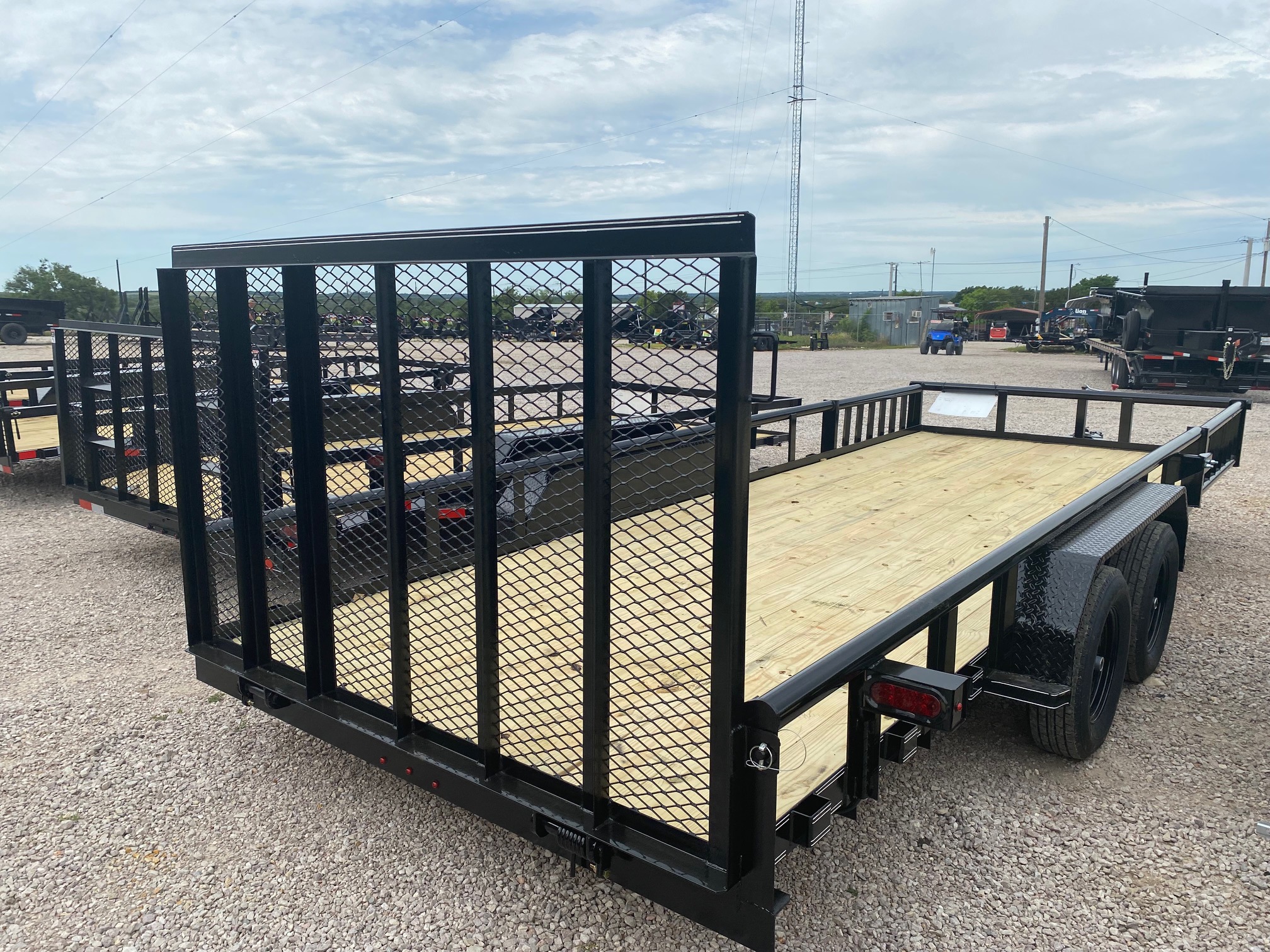 New 2026 Tiger 83" x 20' - Utility Trailer - Gate - Brakes - Side Load Ramps