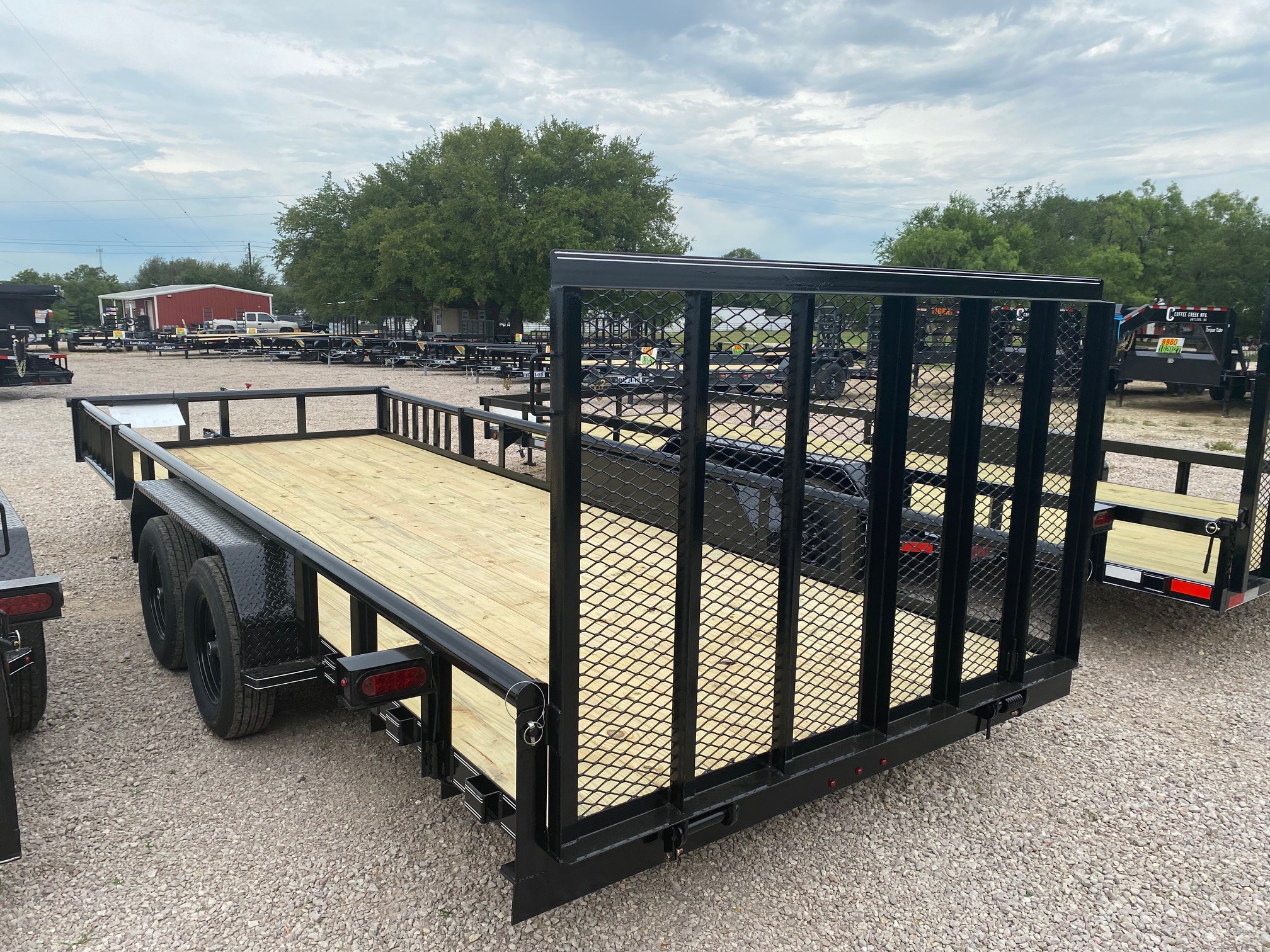 New 2026 Tiger 83" x 20' - Utility Trailer - Gate - Brakes - Side Load Ramps