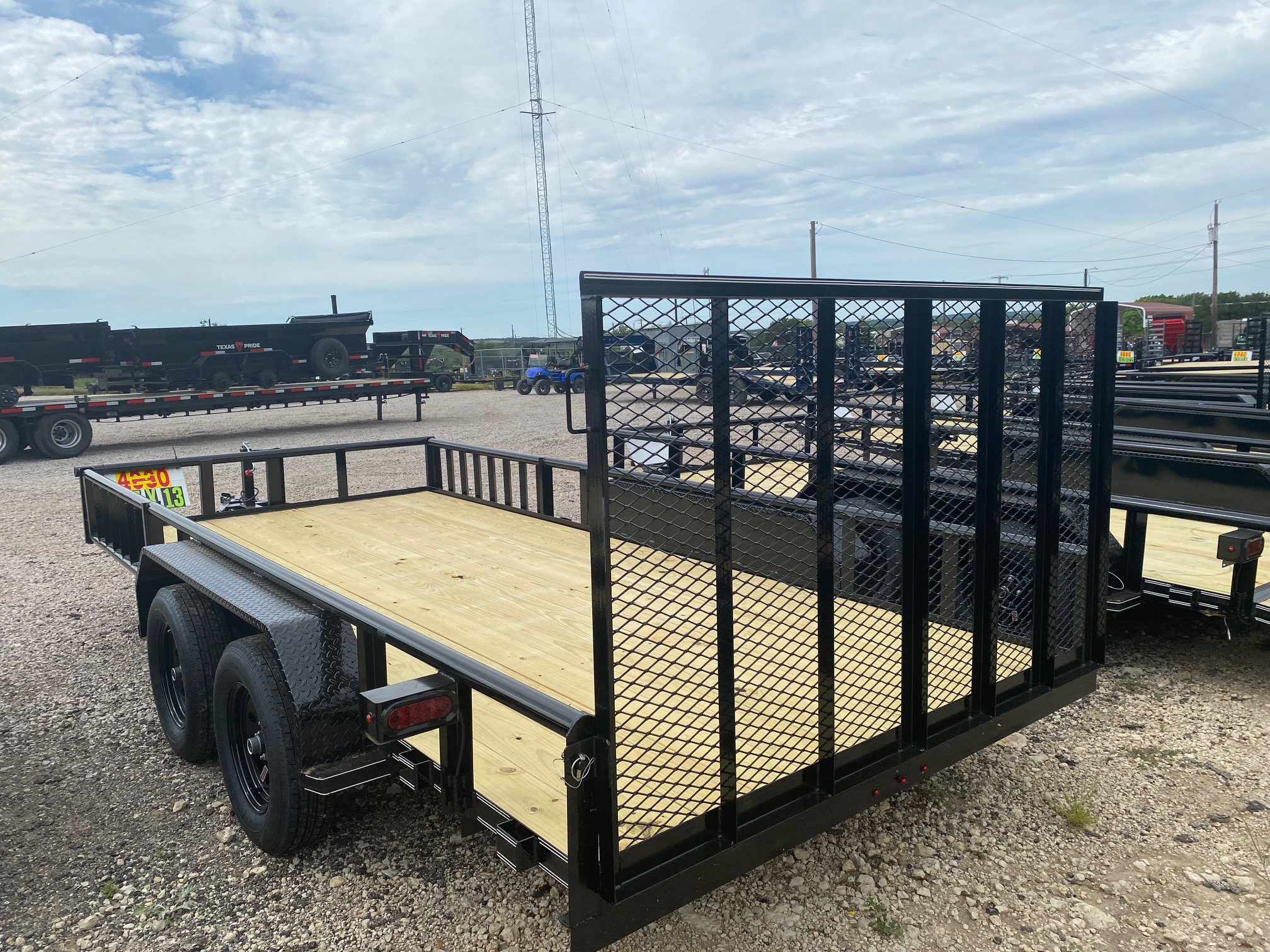 New 2026 Tiger 83" x 16' - Utility Trailer - Gate - Brakes