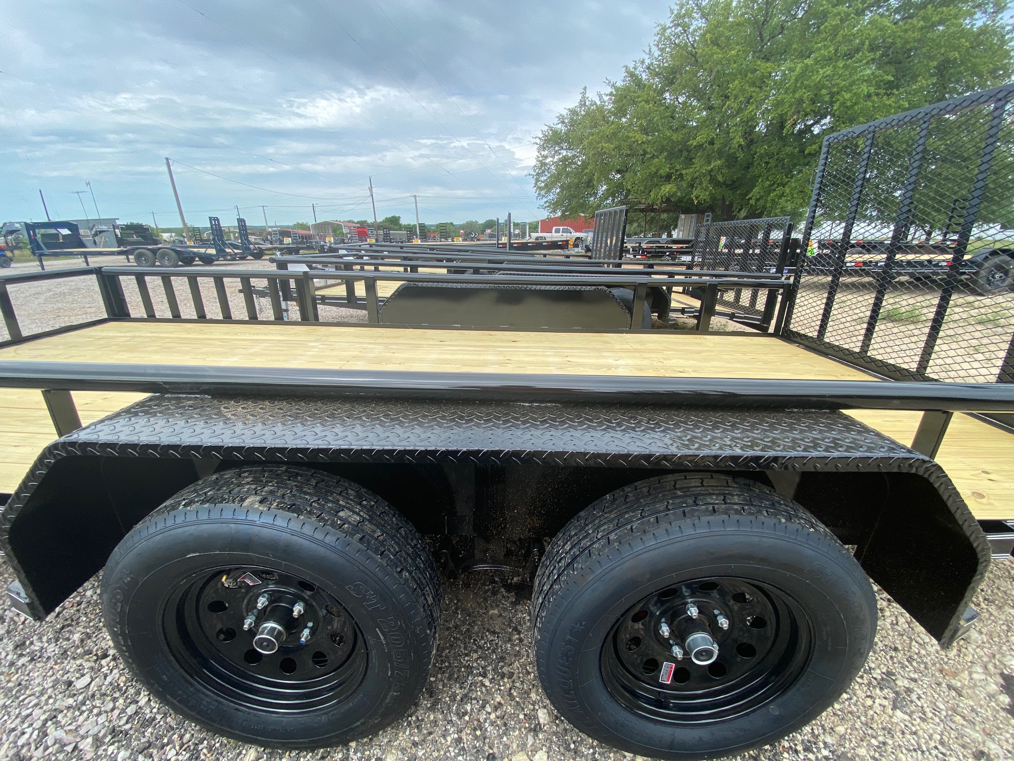 New 2026 Tiger 83" x 16' - Utility Trailer - Gate - Brakes