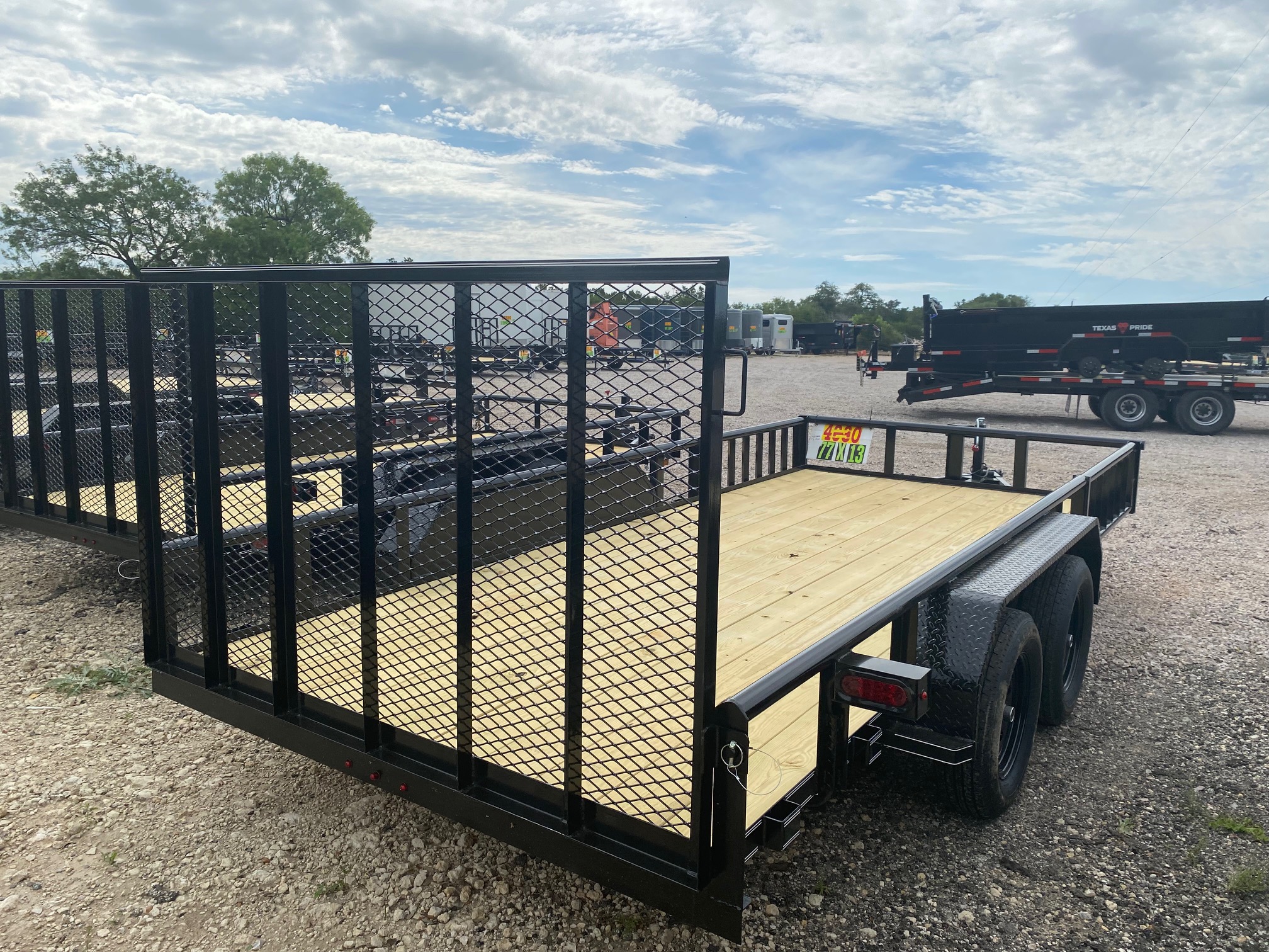 New 2026 Tiger 83" x 16' - Utility Trailer - Gate - Brakes