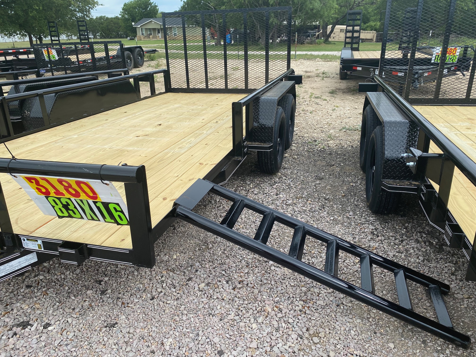 New 2026 Tiger 83" x 16' - Utility Trailer - Gate - Brakes