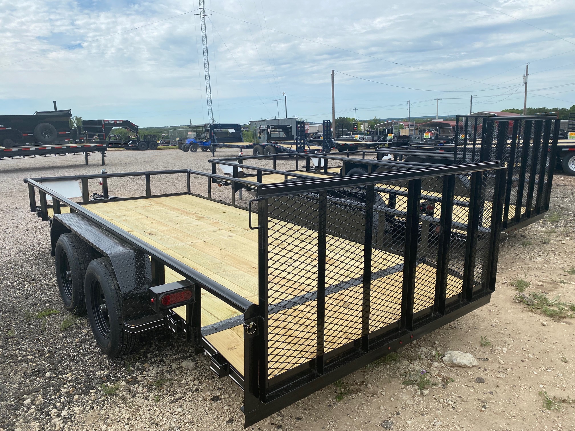 New 2026 Tiger 83" x 16' - Utility Trailer - Gate - Brakes
