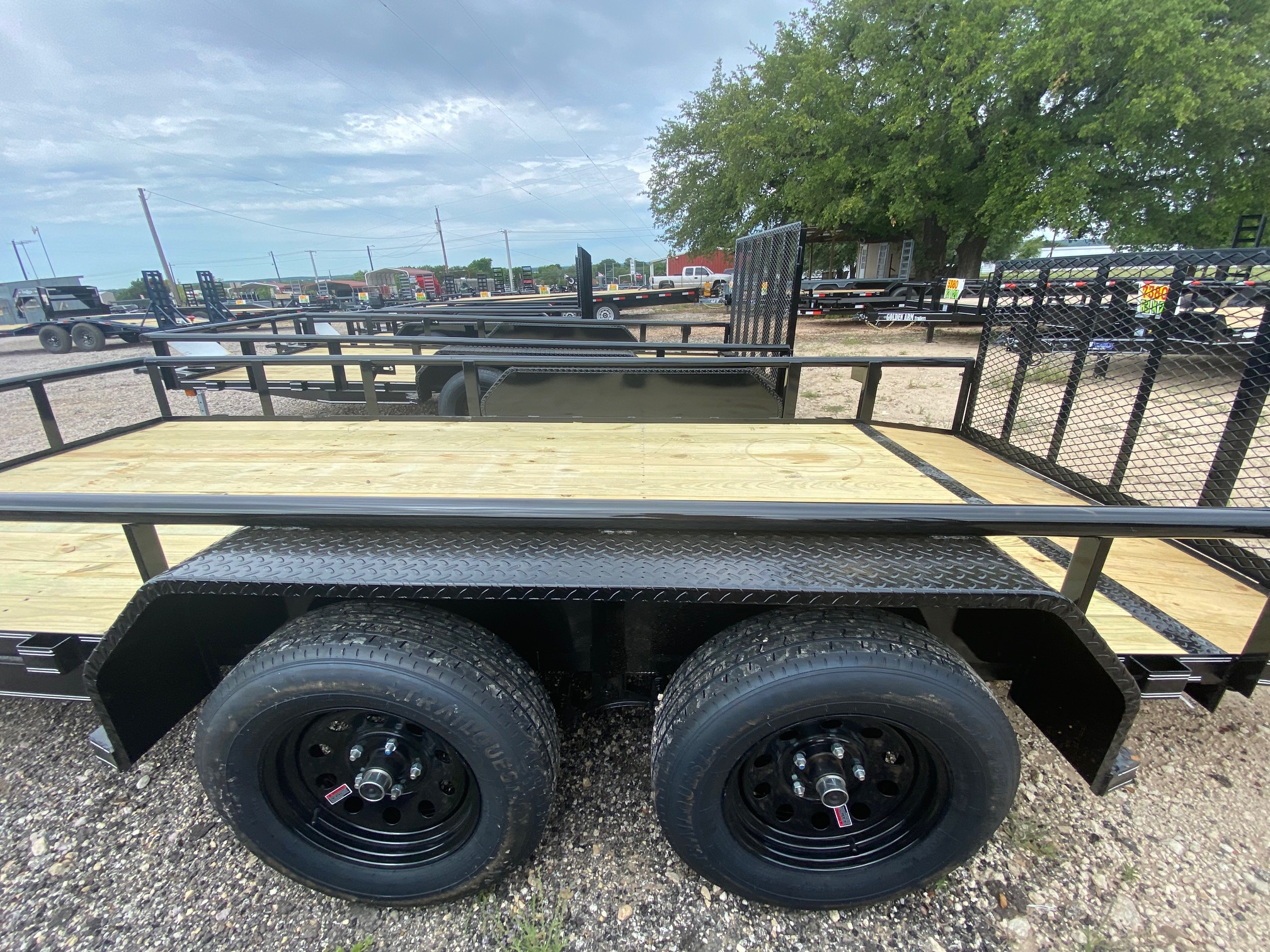 New 2026 Tiger 83" x 16' - Utility Trailer - Gate - Brakes