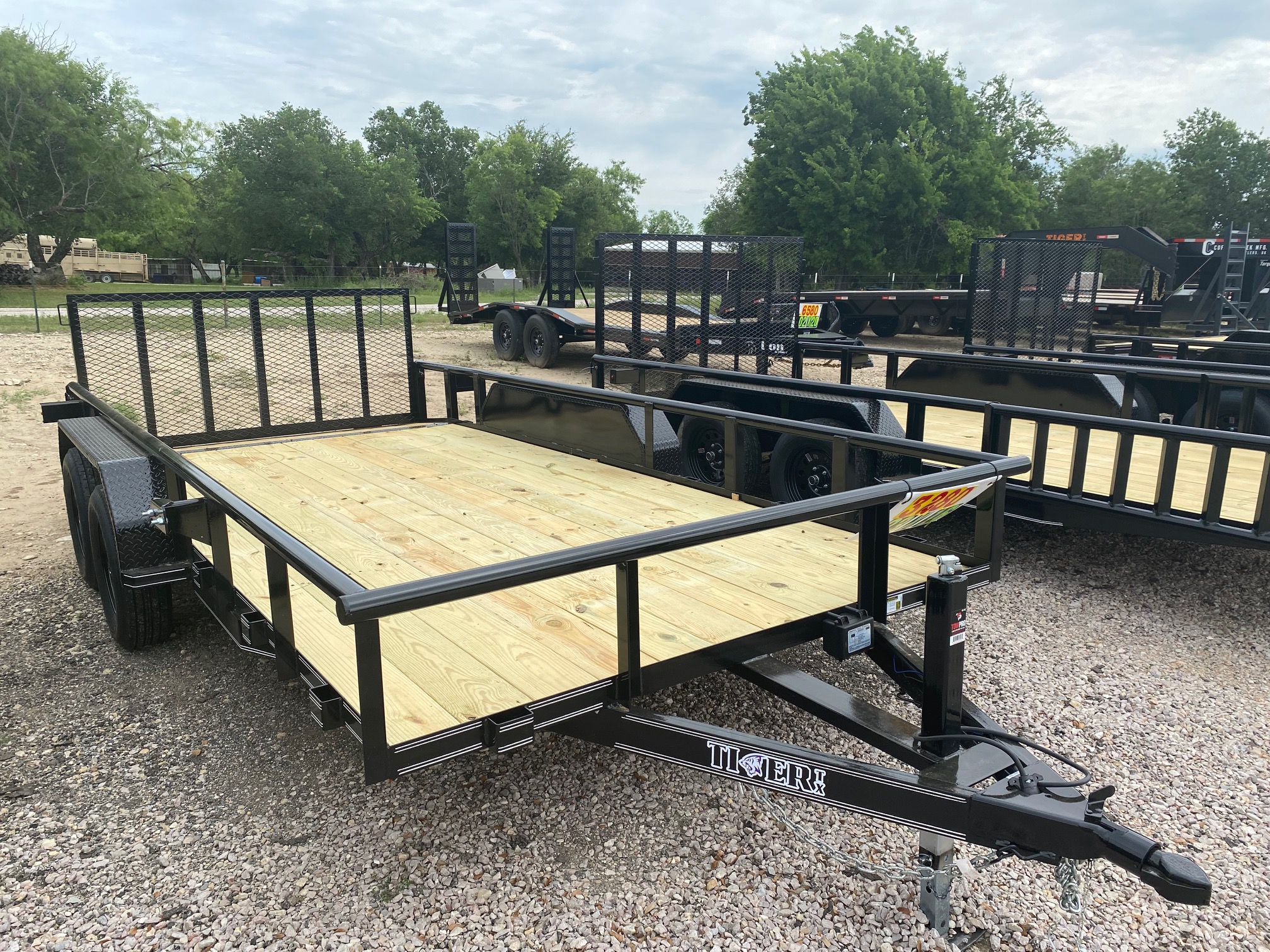New 2026 Tiger 83  x 16' - Utility Trailer - Gate - Brakes