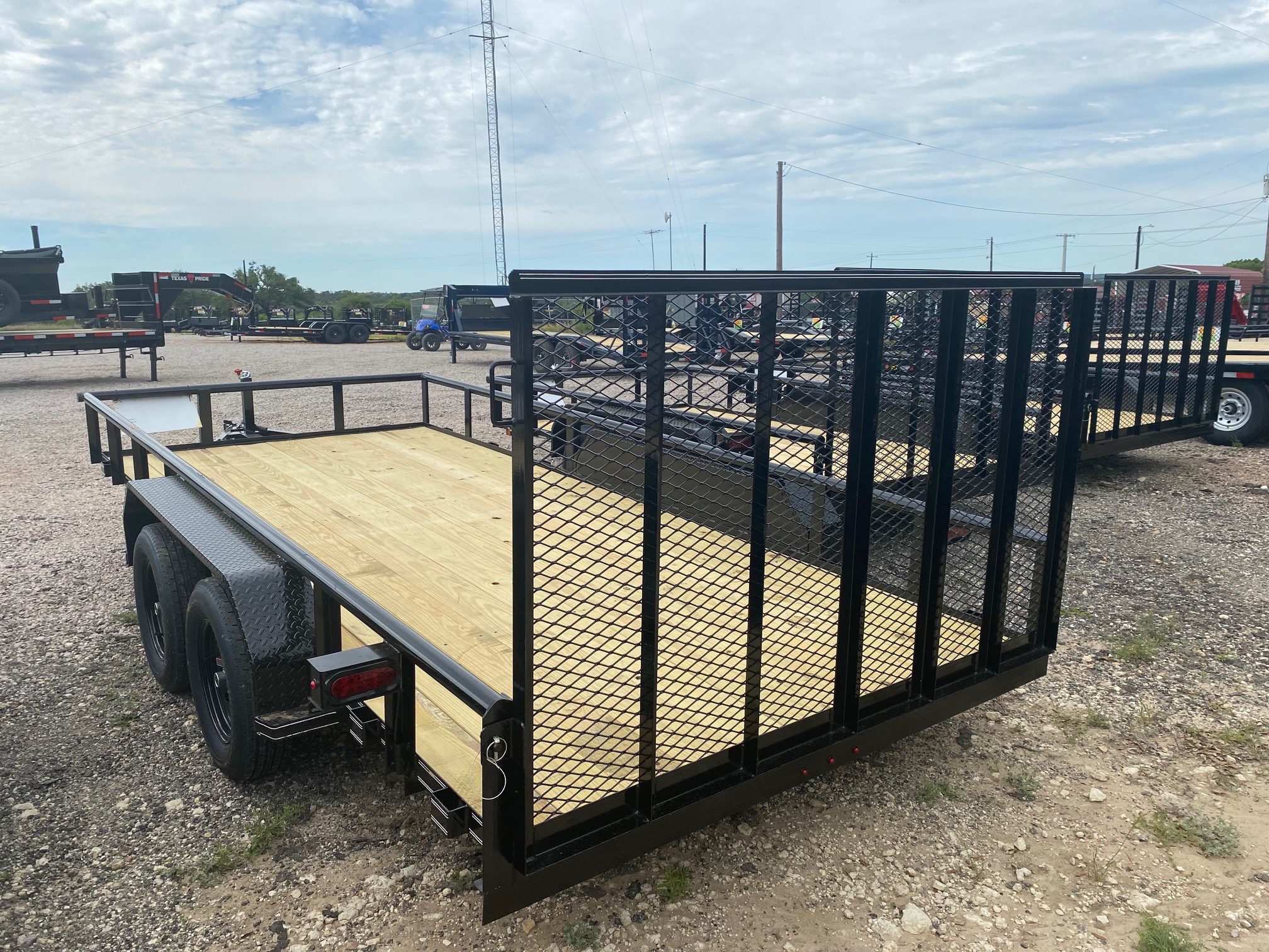 New 2026 Tiger 83" x 16' - Utility Trailer - Gate - Brakes