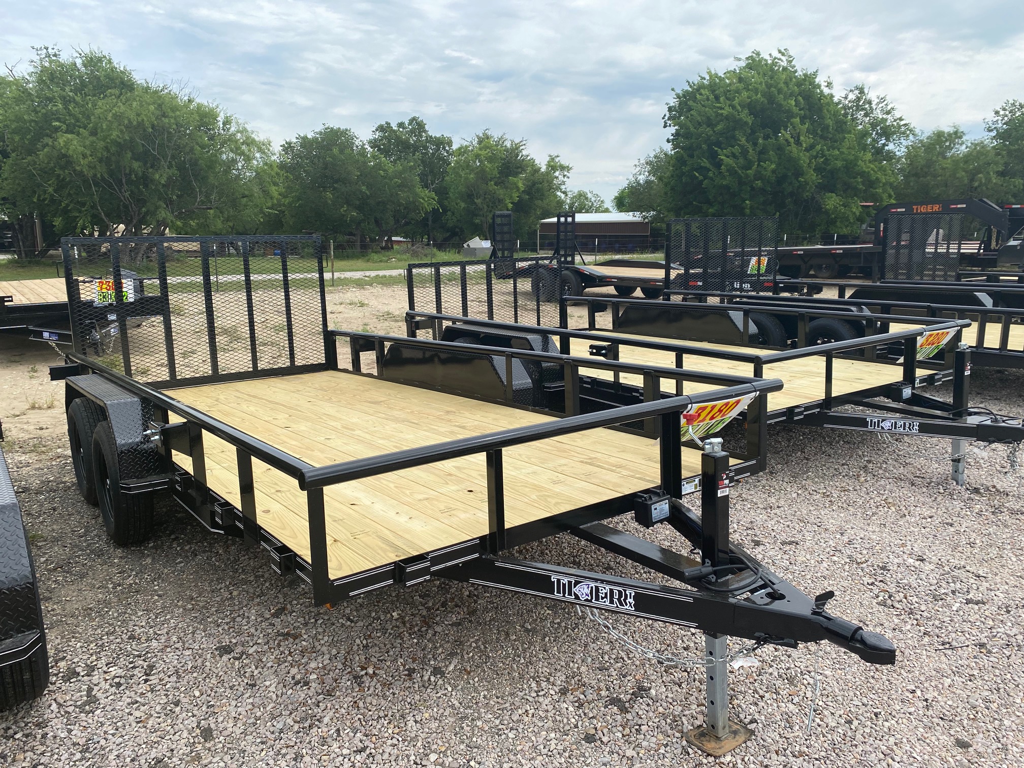 New 2026 Tiger 83  x 16' - Utility Trailer - Gate - Brakes