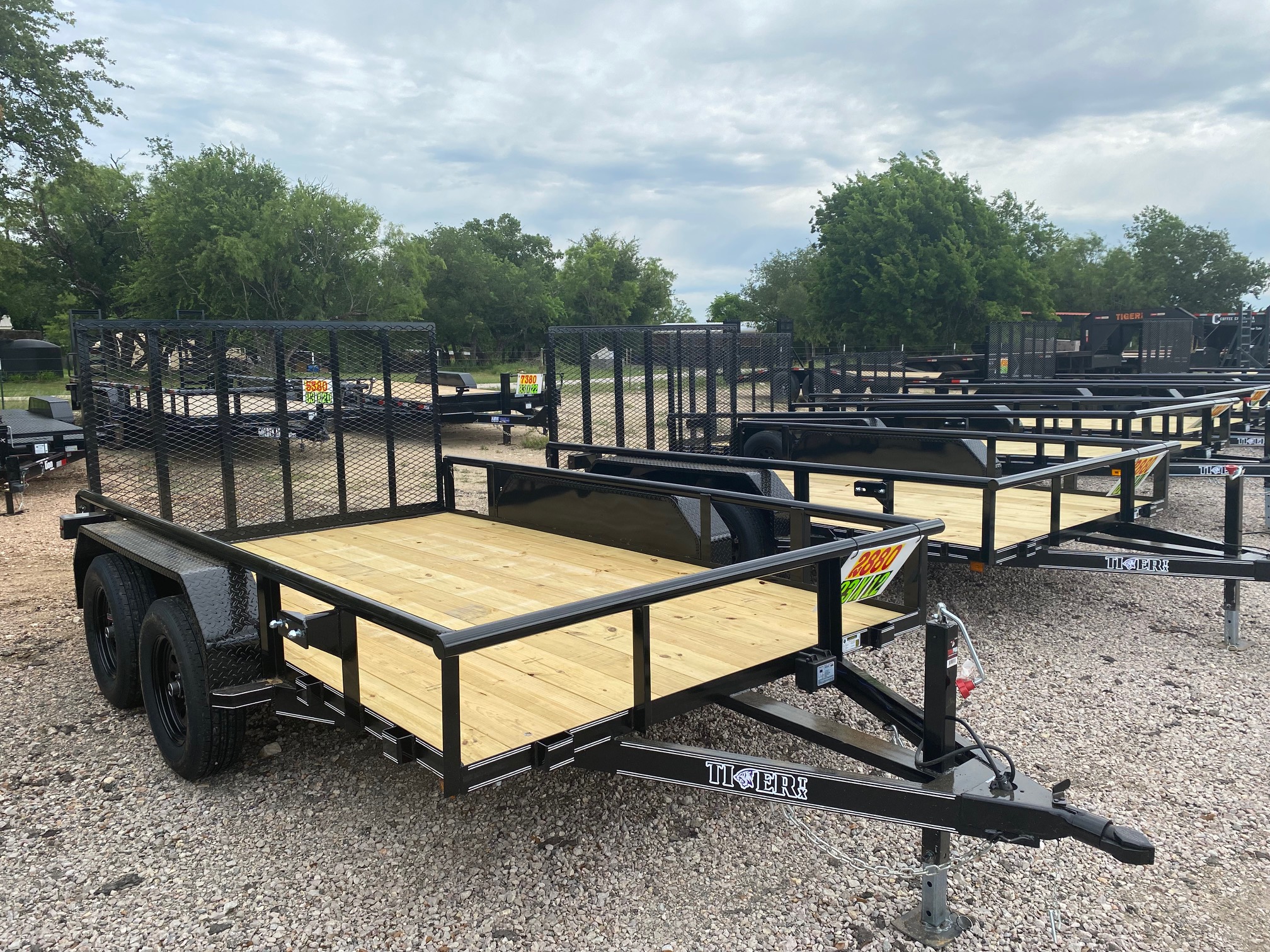 New 2026 Tiger 83  x 12' - Utility Trailer - Gate