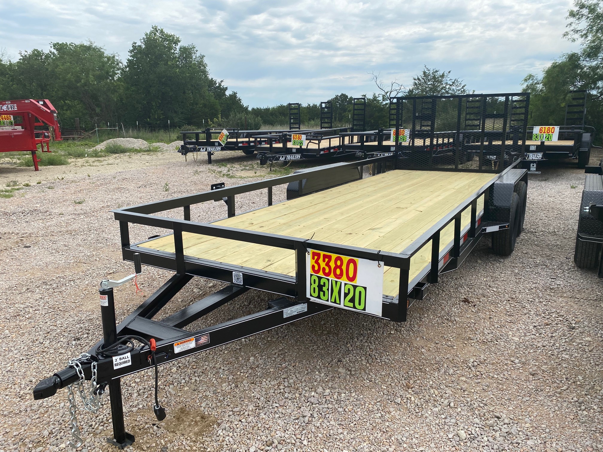 New 2026 Lacosta - 83" x 20' - Utility Trailer - Gate - Brakes