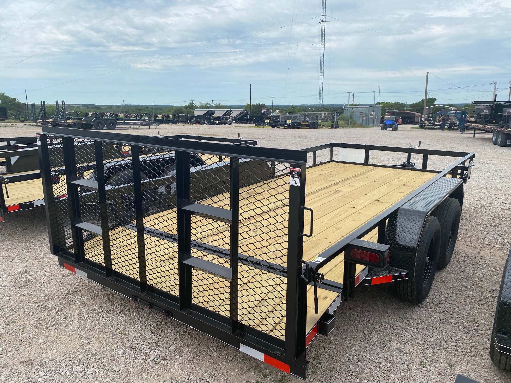 New 2026 Lacosta Trailers - 4' Gate - 83" x 16' Utility Trailer