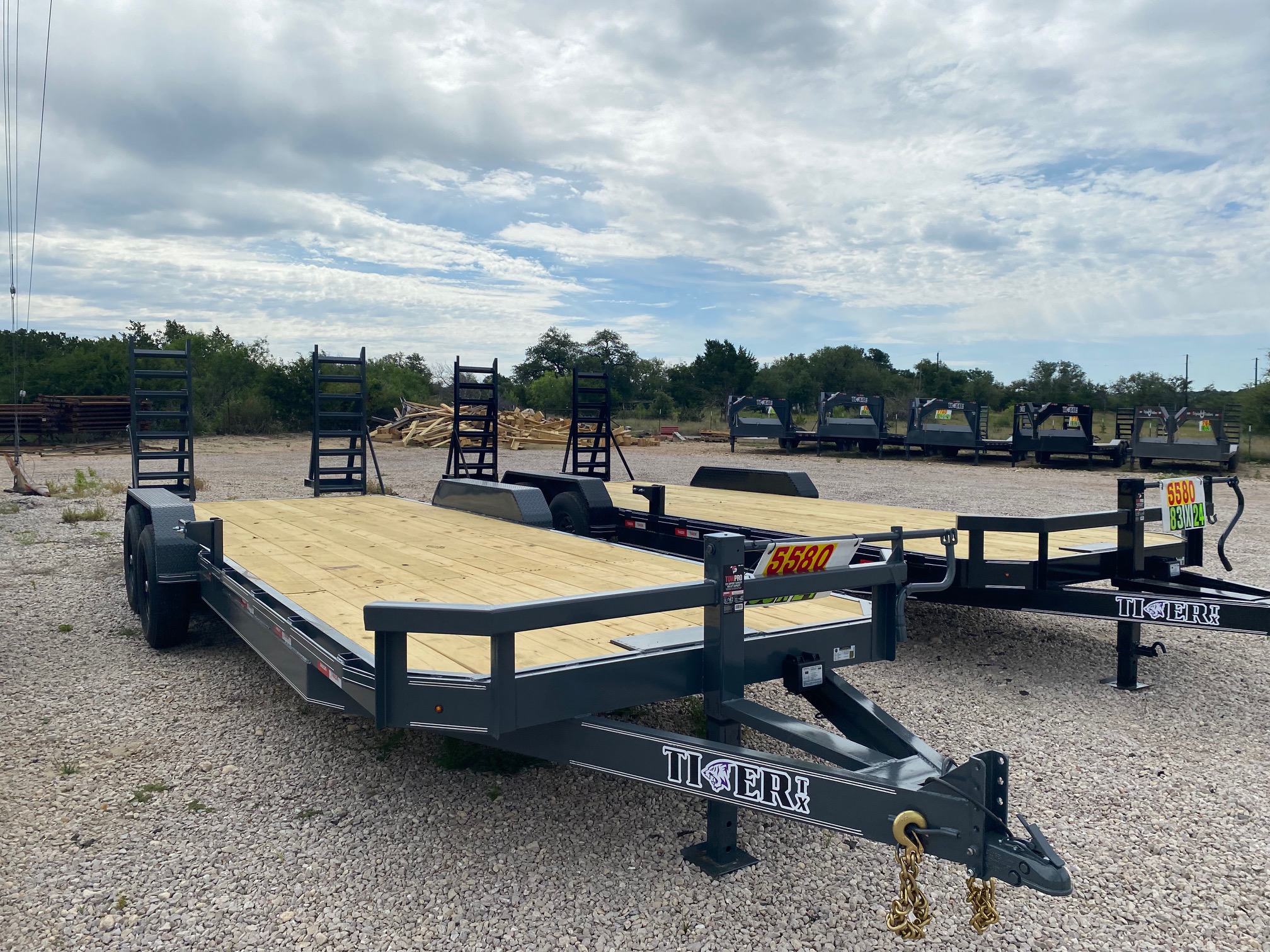 New 2026 Tiger Trailers -- 83 "X 24'- BP Equipment Trailer