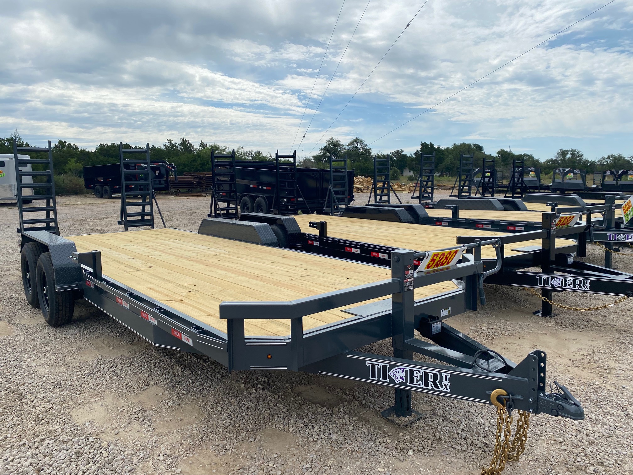 New 2026 Tiger Trailers -- 83 "X 22'- BP Equipment Trailer